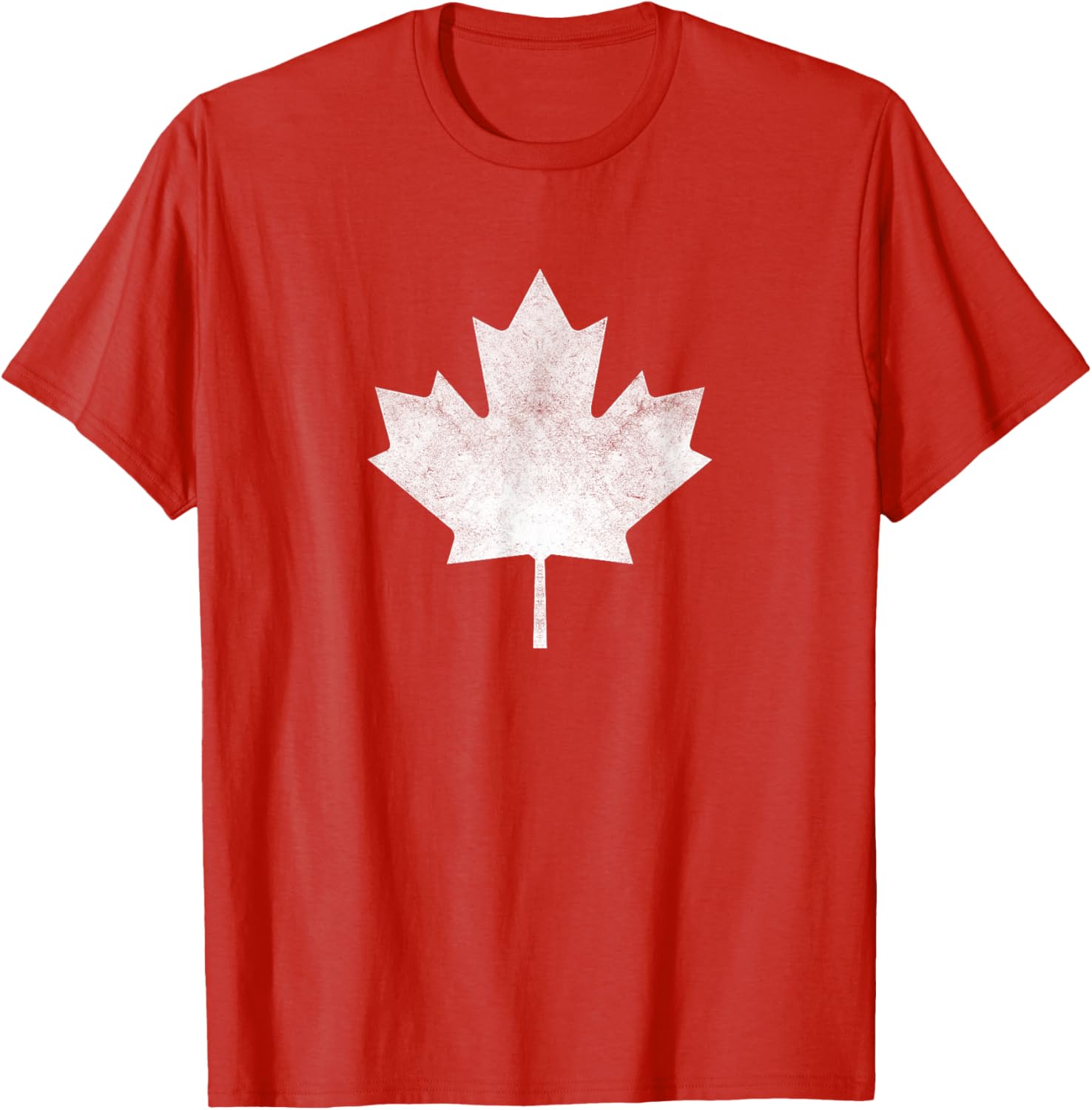 Vintage Canada Maple Leaf Distressed T-Shirt for Retro Style Lovers - 1