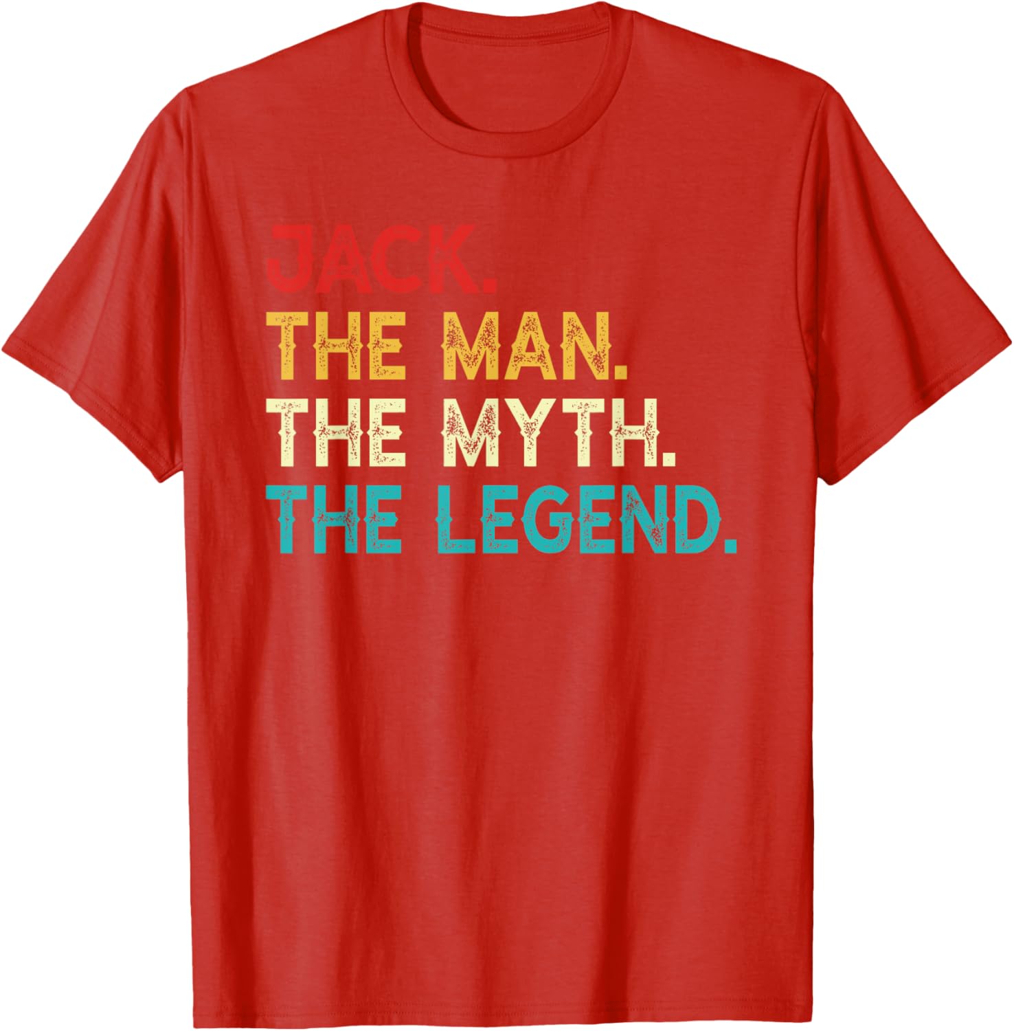 Funny Vintage Jack The Man The Myth The Legend Birthday T-Shirt - 1