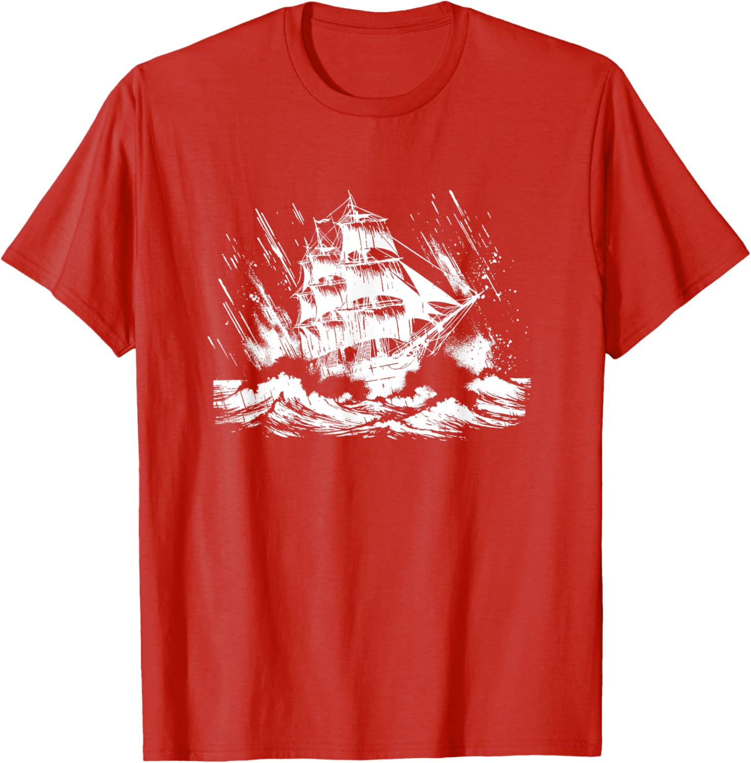 Snirt Three Master Sailing Ship T-Shirt Hoodie for Nautical Lovers - 19