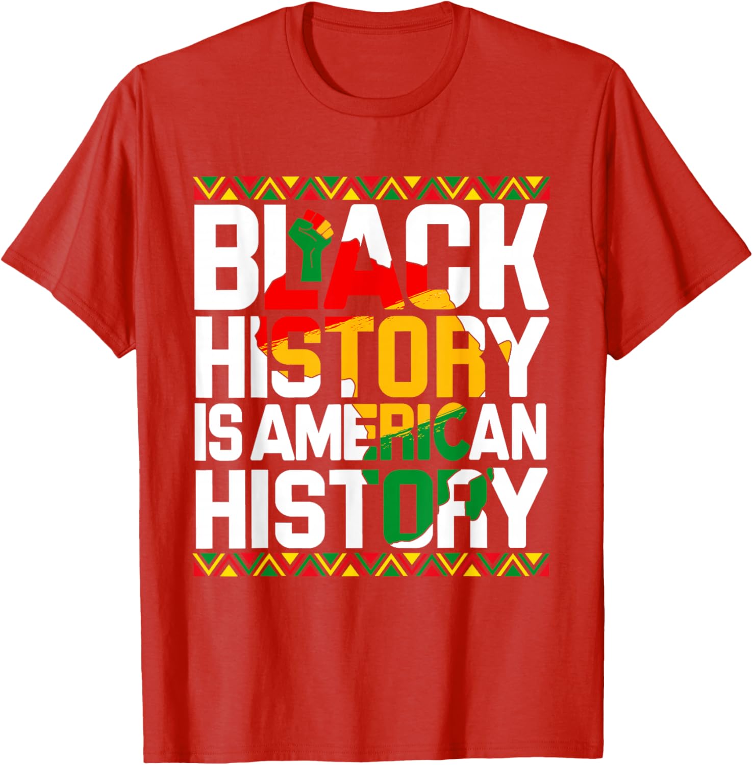 Black History is American History T-Shirt for Melanin Pride and Unity - 5