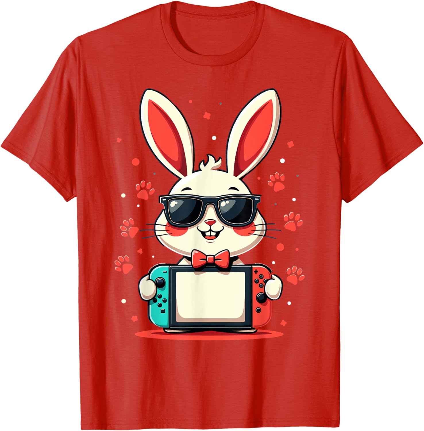 Cute Bunny Gaming Controller T-Shirt for Easter Gamer Boys Gifts - 9
