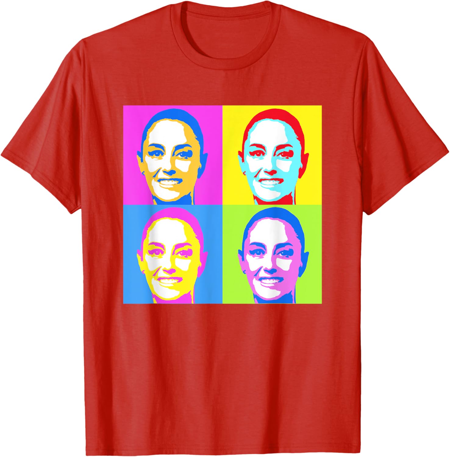 Claudia Sheinbaum Pop Art T-Shirt for Supporters of Mexico's President - 24