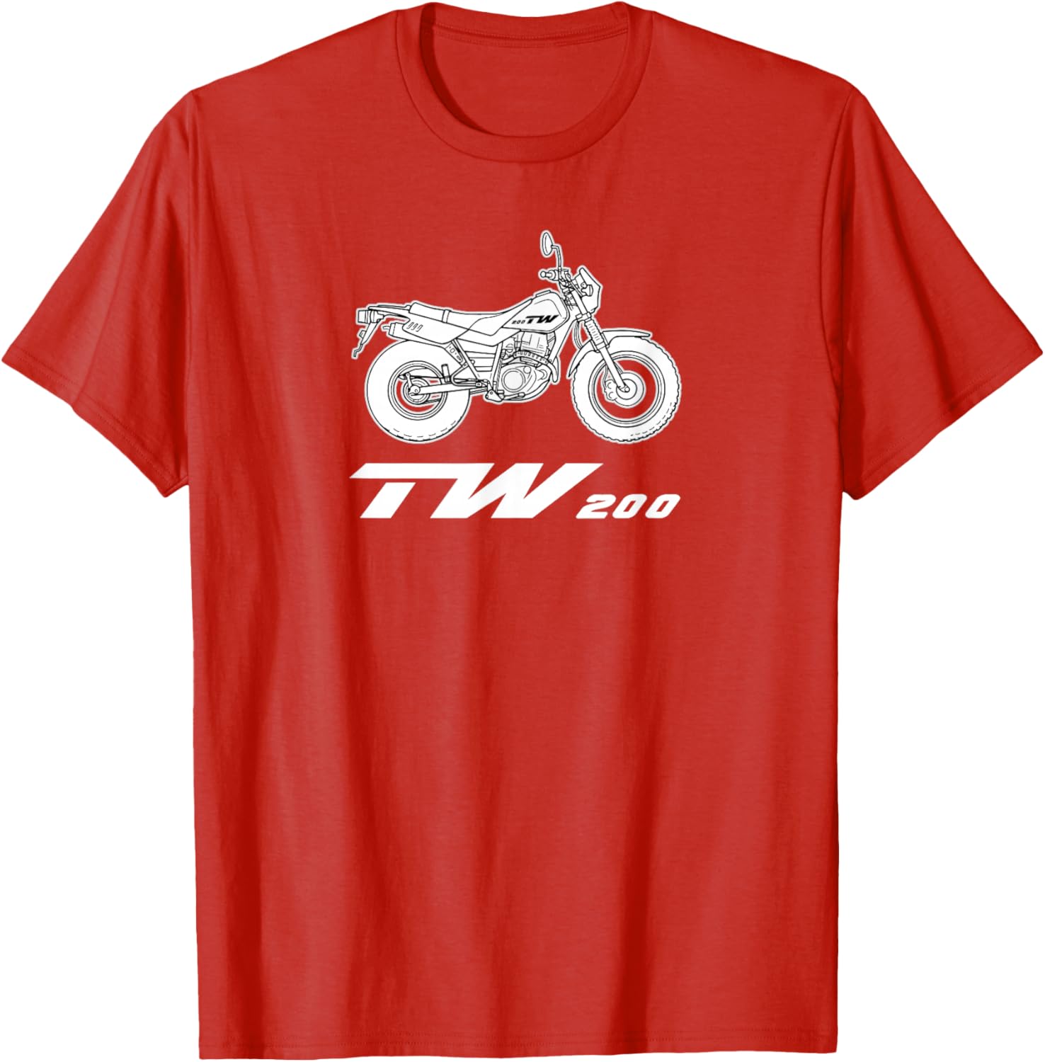 TW200 Dual Sport Dirt Bike T-Shirt for Motorcycle Enthusiasts - 16
