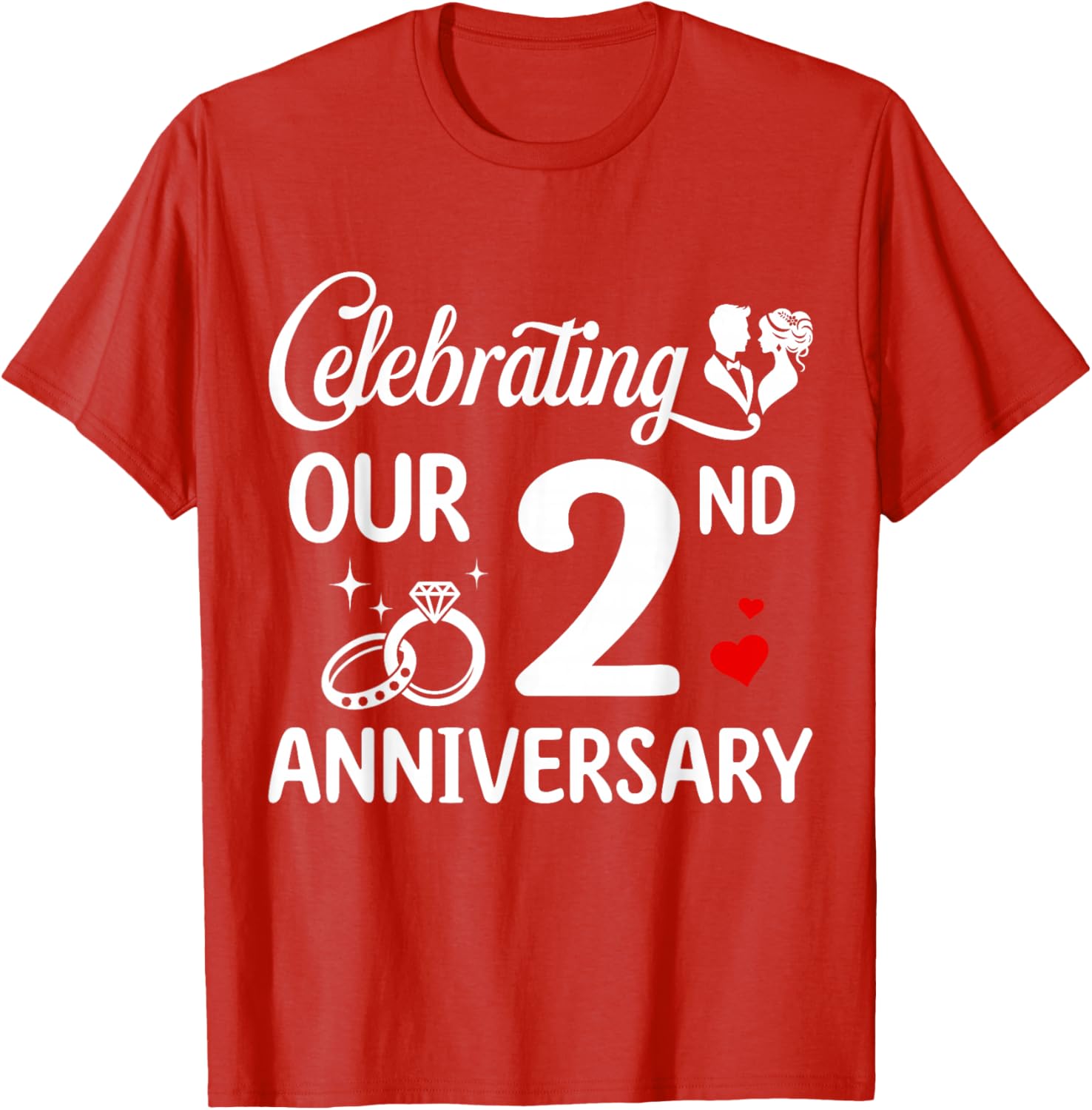 Celebrate Your 2nd Wedding Anniversary with Our Fun Marriage T-Shirt - 18