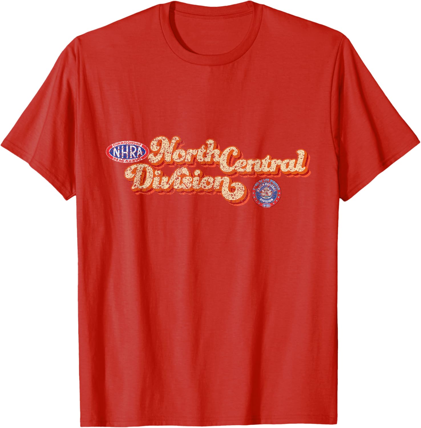 Vintage NHRA North Central Division T-Shirt for Racing Fans - 23