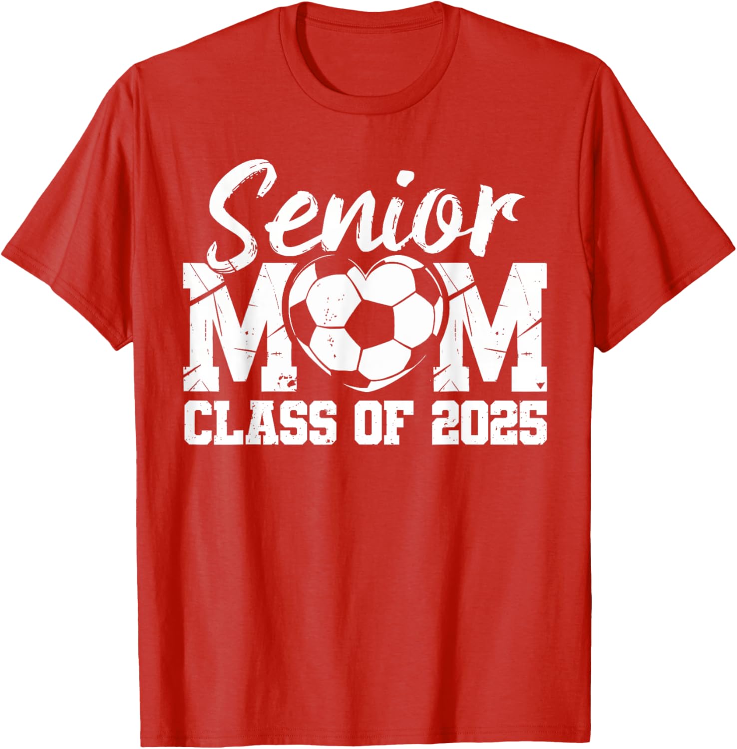Soccer Mom Class of 2025 Graduate T-Shirt for Proud Senior Mamas - 12