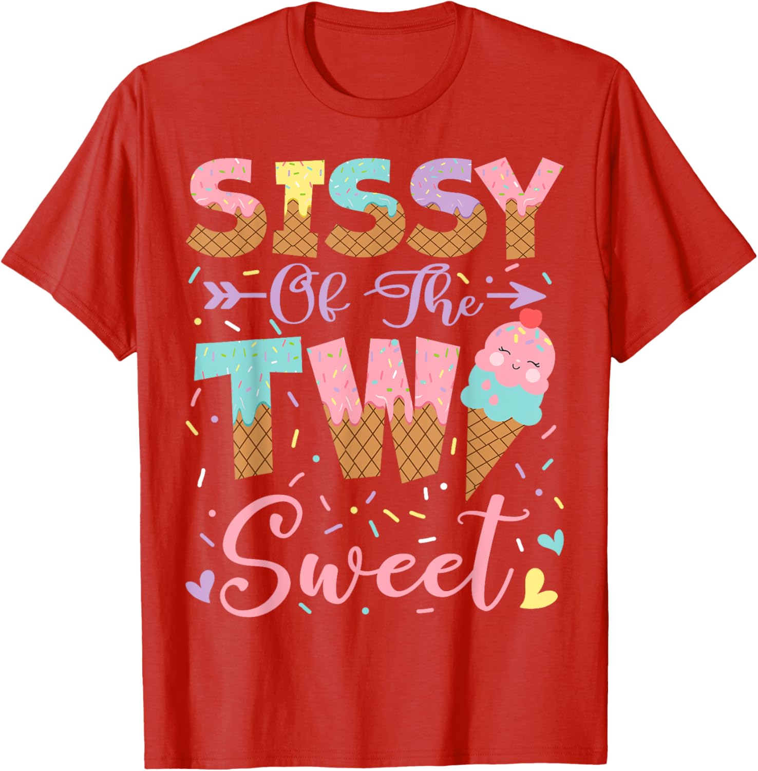 Sweet 2nd Birthday Summer Ice Cream T-Shirt for Girls – Fun & Cute Design - 14