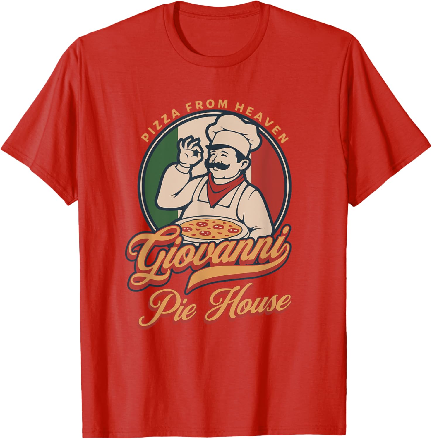 Vintage Pizza Pie T-Shirt for Pizzeria Lovers - Fun and Stylish Apparel - 5