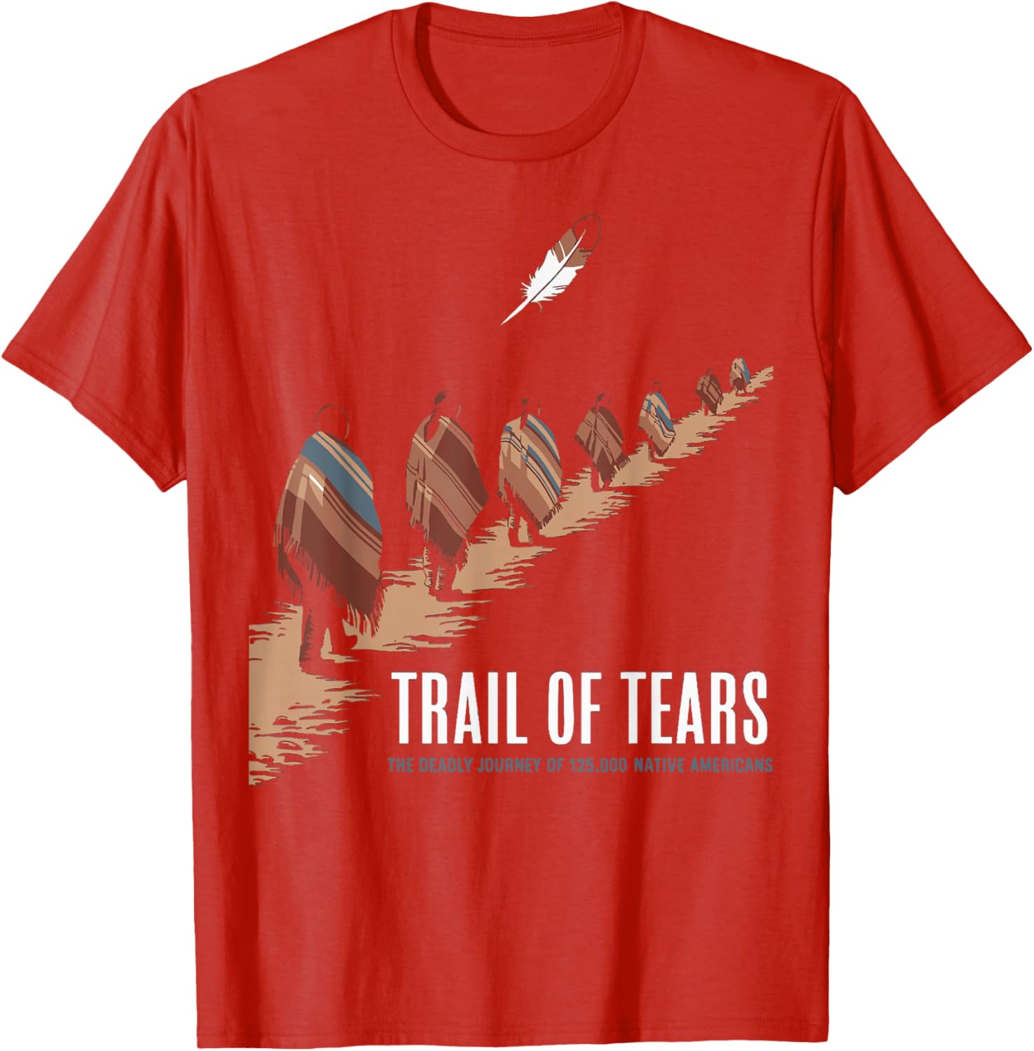 Trail Of Tears Native American Journey T-Shirt for Comfort and Style - 2