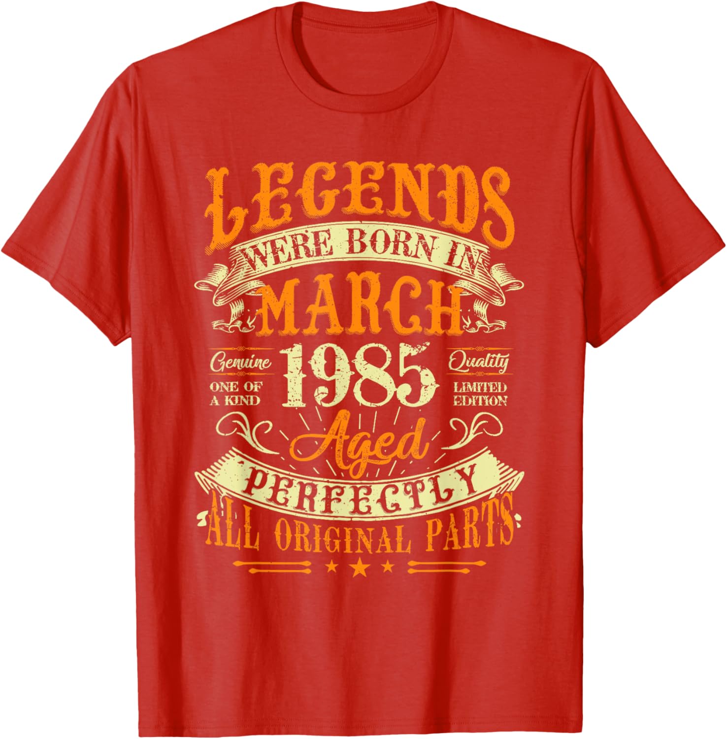 40th Birthday Gift for Legends Born in March 1985 T-Shirt - 16