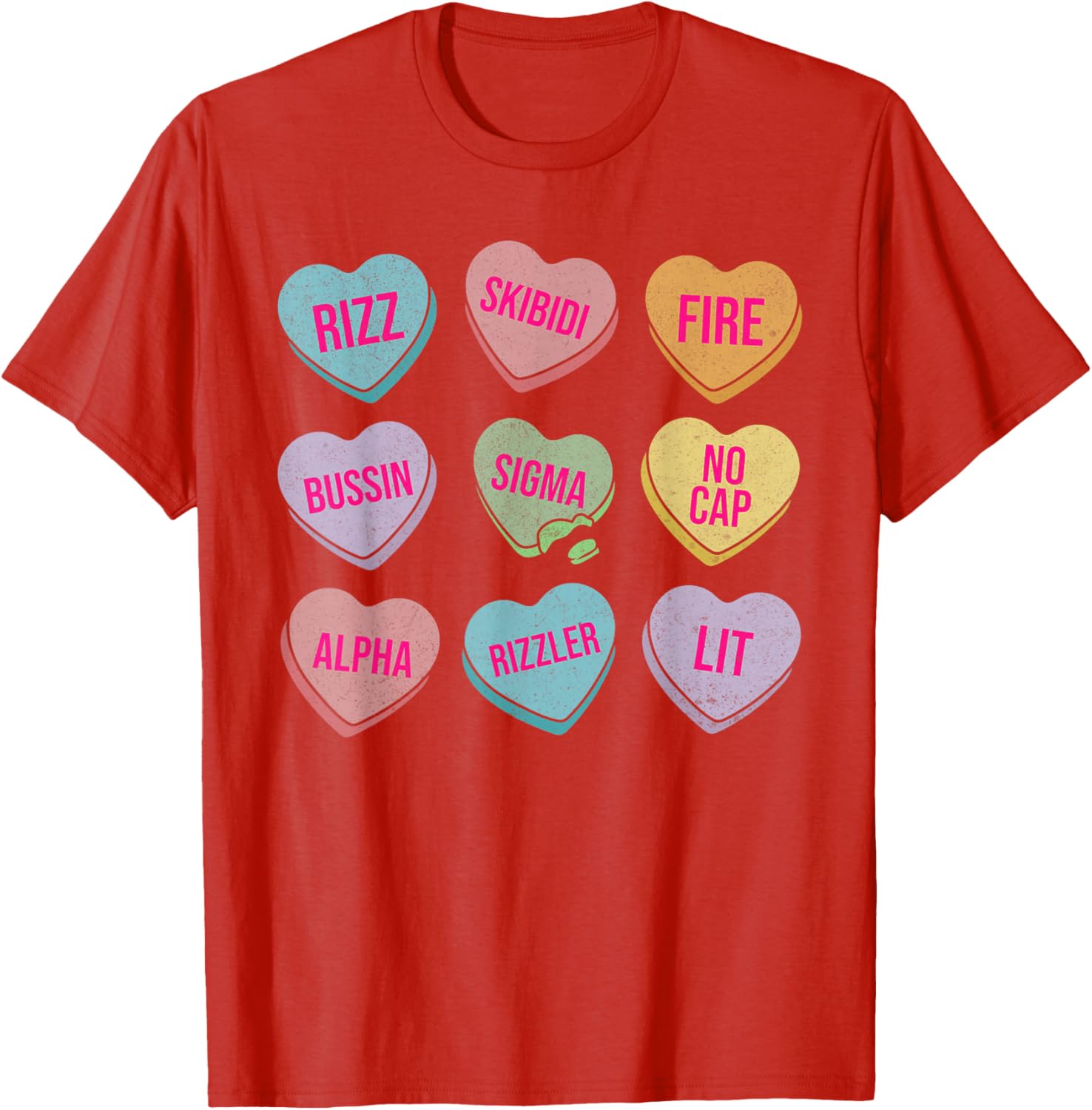 Skibidi Funny Valentine's Day Rizz Toddler T-Shirt for Boys - 12