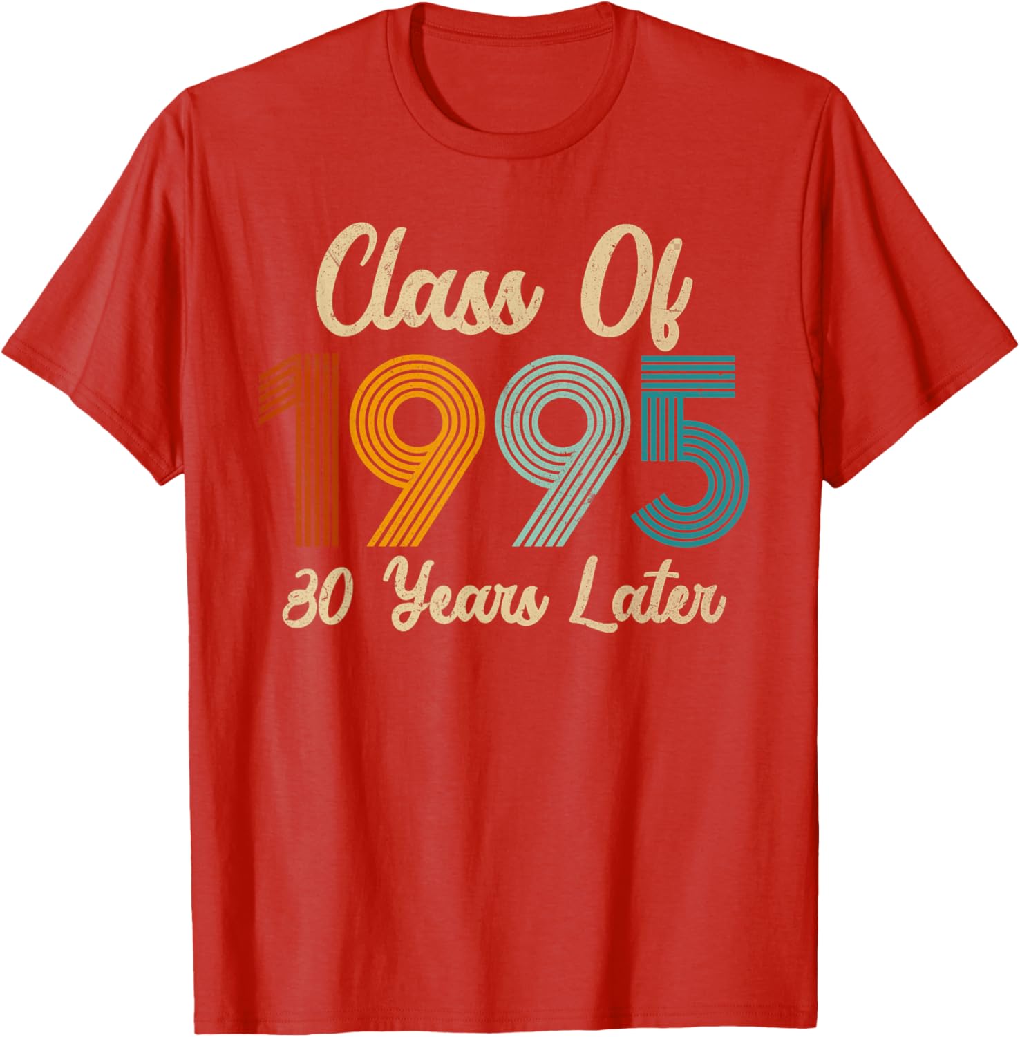 Vintage Class of 1995 Reunion T-Shirt for 30th Year Alumni Celebration - 8