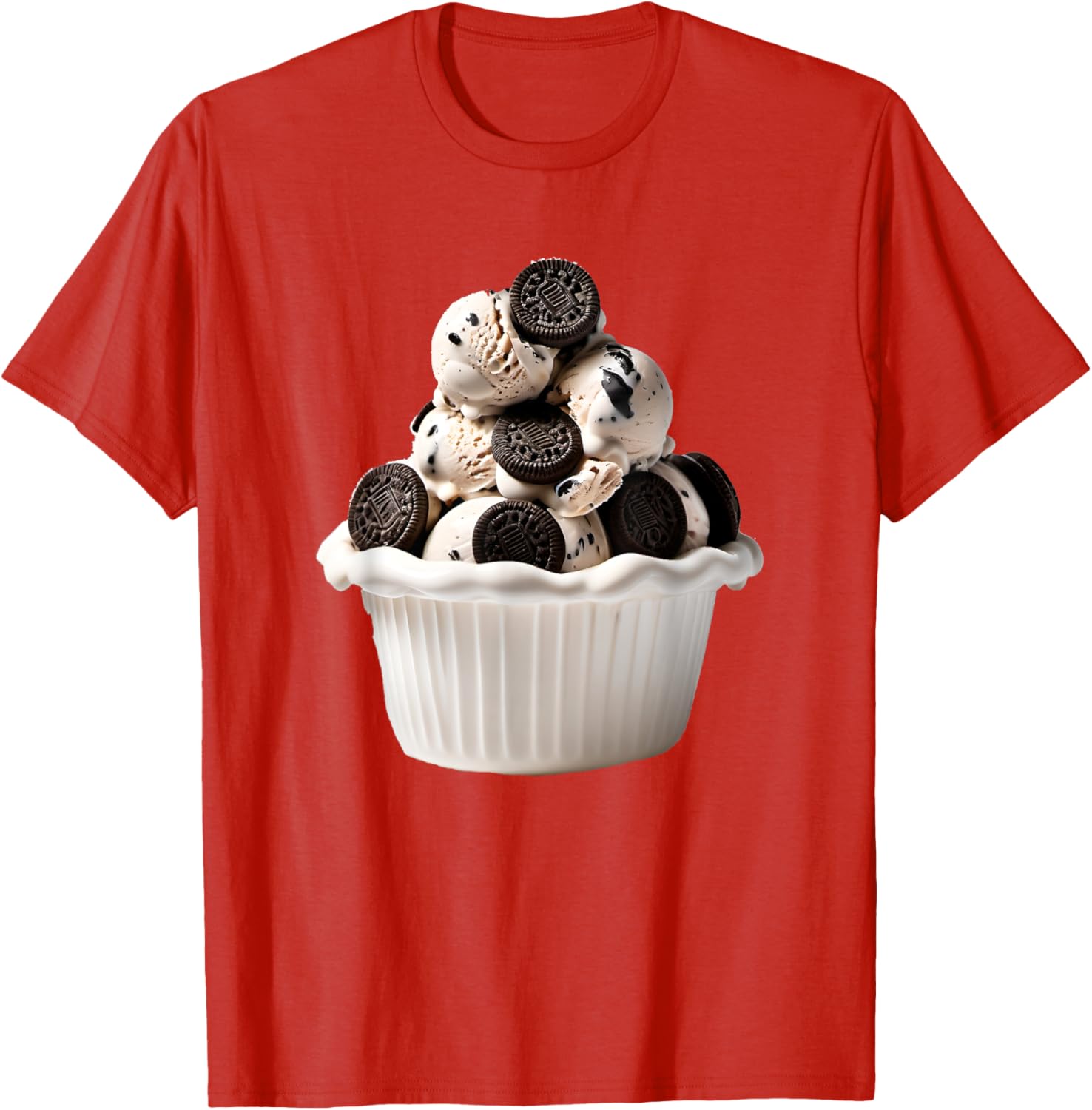 Cookies and Cream Ice Cream T-Shirt for Ice Cream Lovers and Fun Gifts - 7