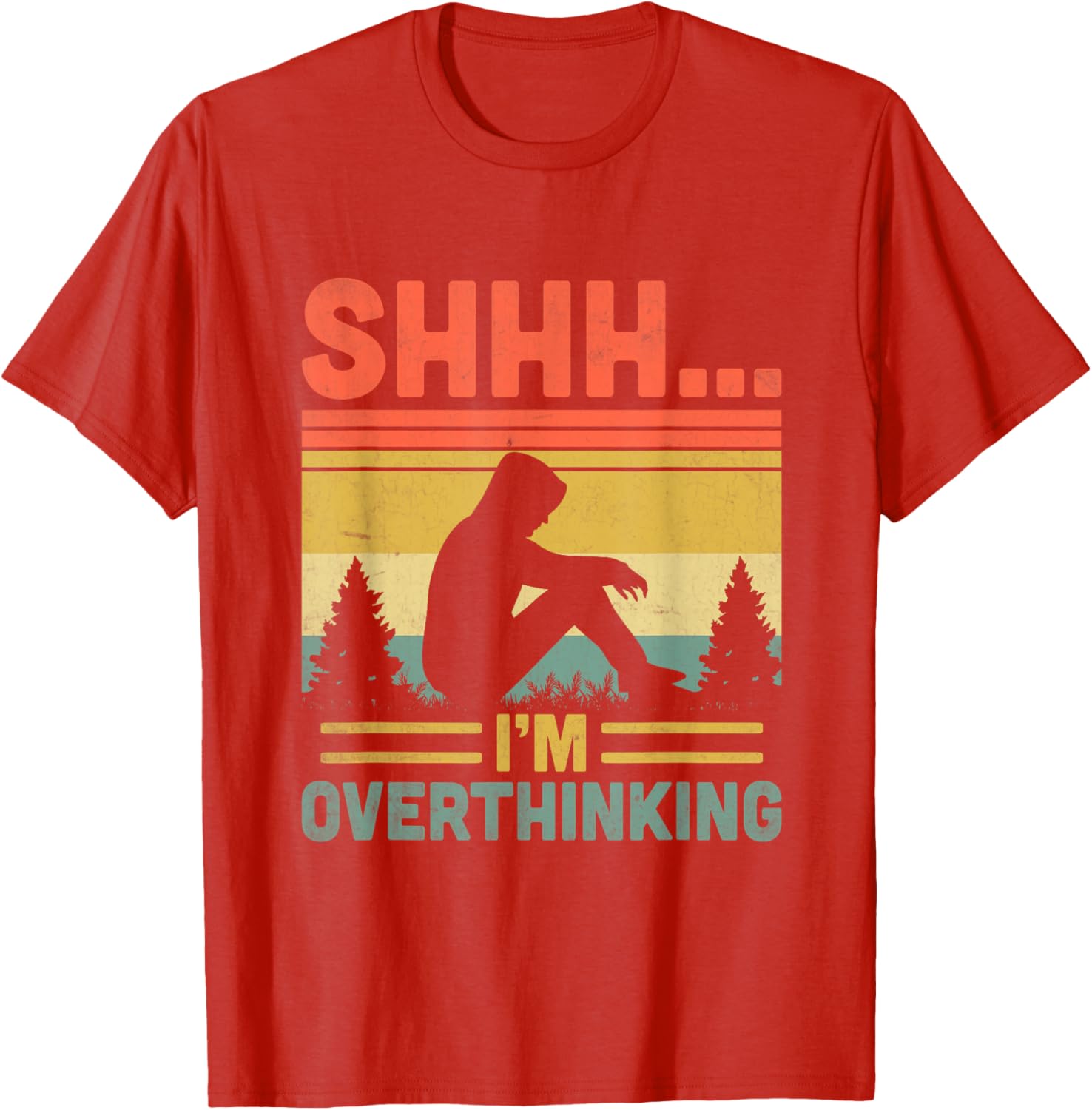 Shhh I’m Overthinking T-Shirt for Introverts – Funny & Cozy Apparel - 12