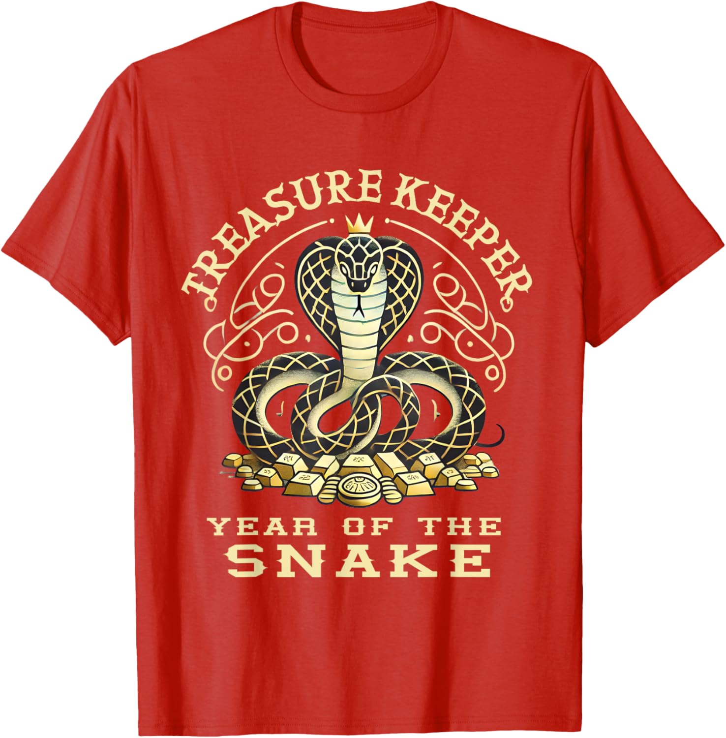 Treasure Keeper Year of Snake T-Shirt – Stylish Chinese Design Apparel - 6