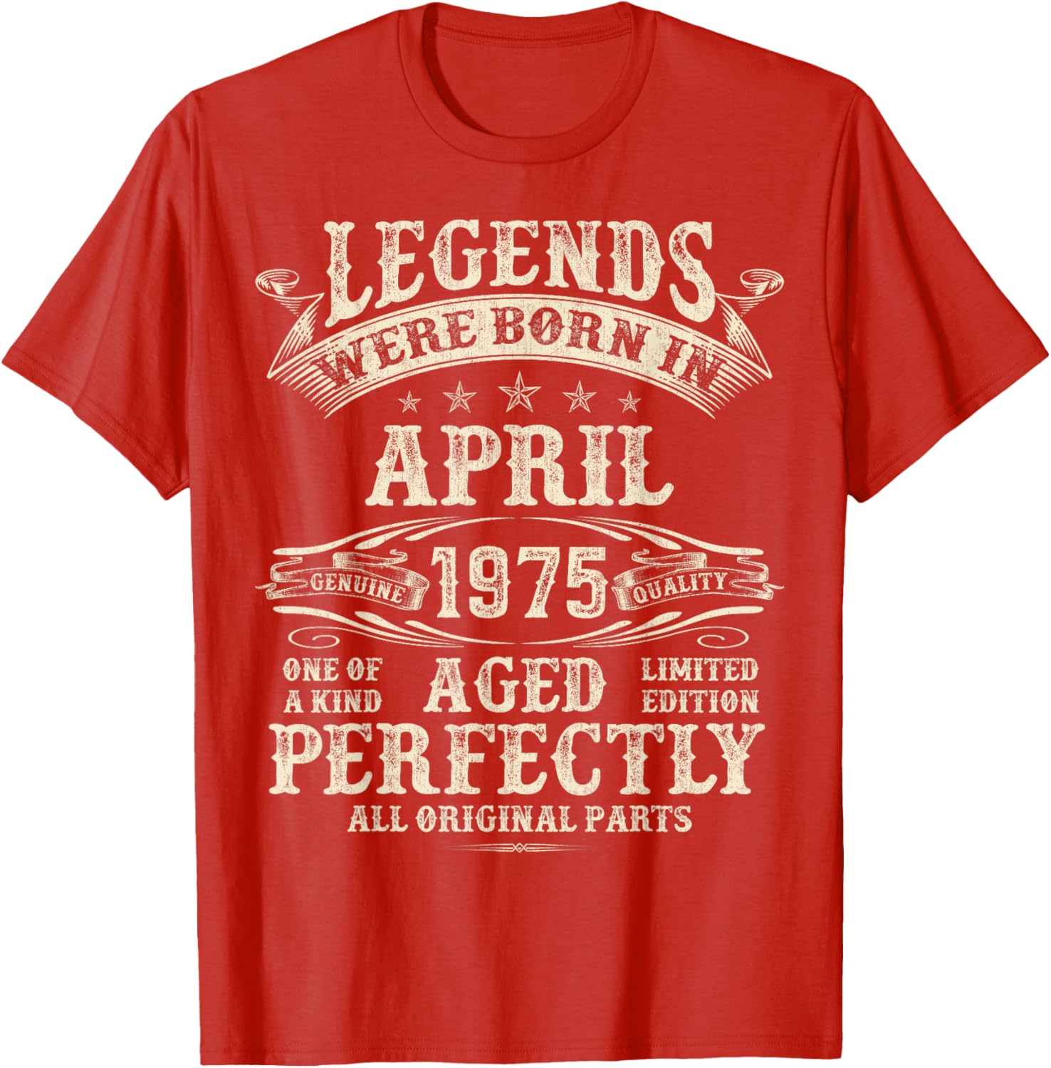 50th Birthday Gift for Men - Classic April 1975 T-Shirt for Him - 17