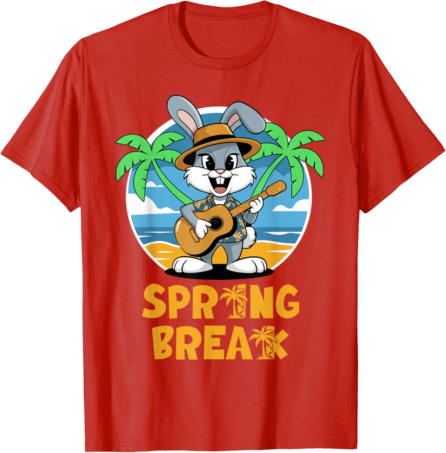 2025 Spring Break Graphic T-Shirt for Kids - Colorful Beach Wear Fun - 19