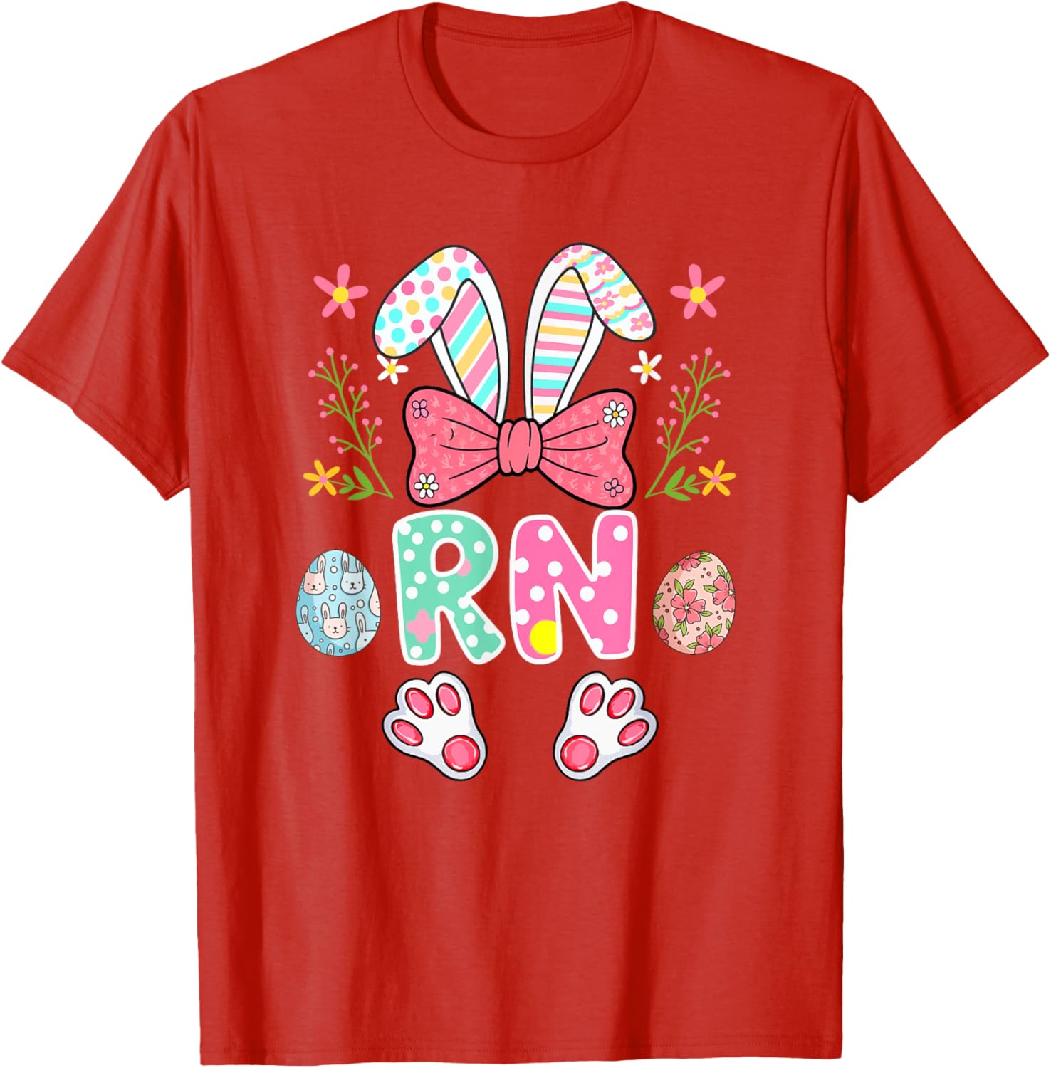 RN Job Easter Bunny Women's Costume T-Shirt for Egg Hunting Fun - 21