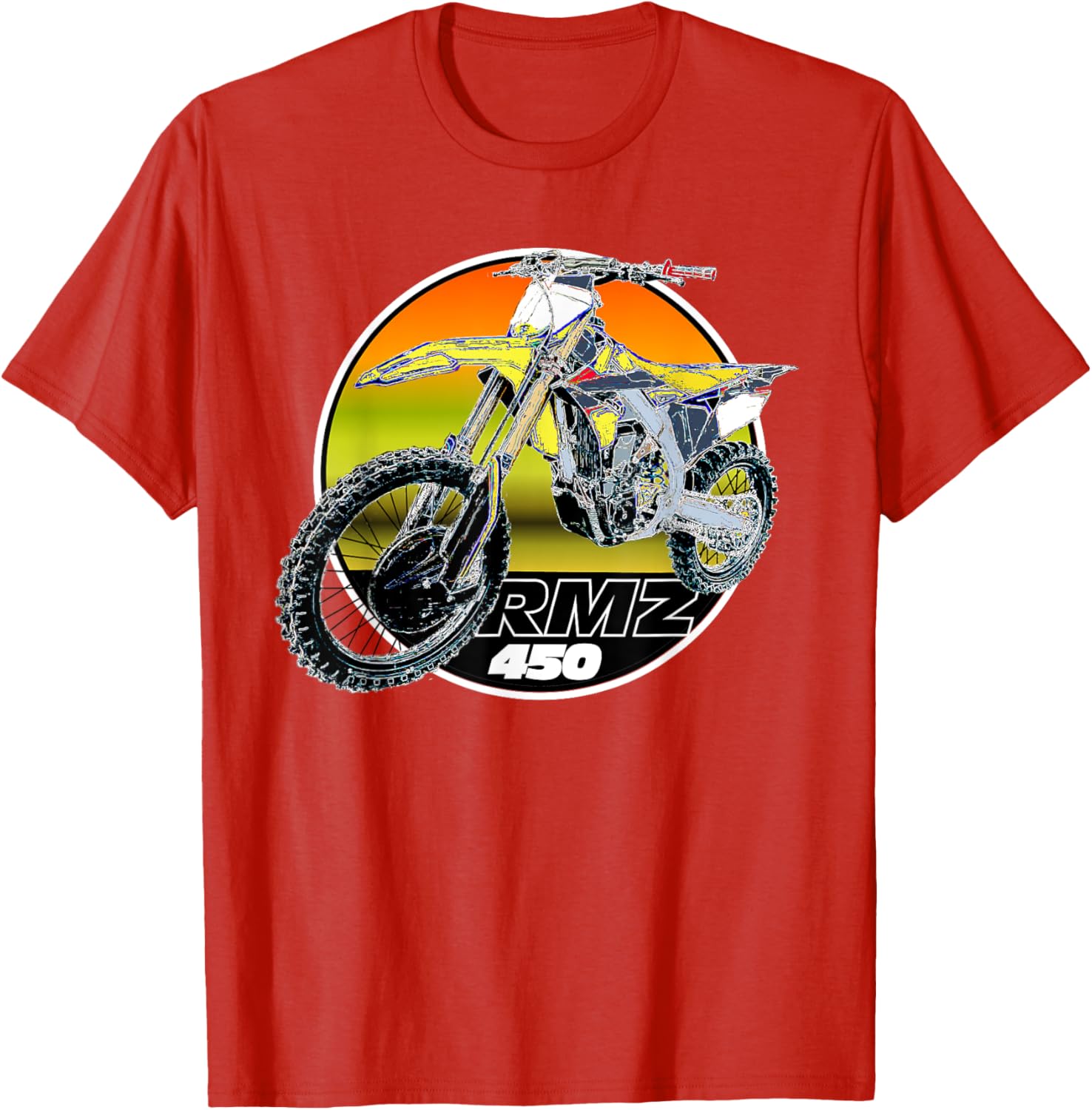 RMZ 450 Motocross Off Road T-Shirt for Motorcycle Enthusiasts - 5