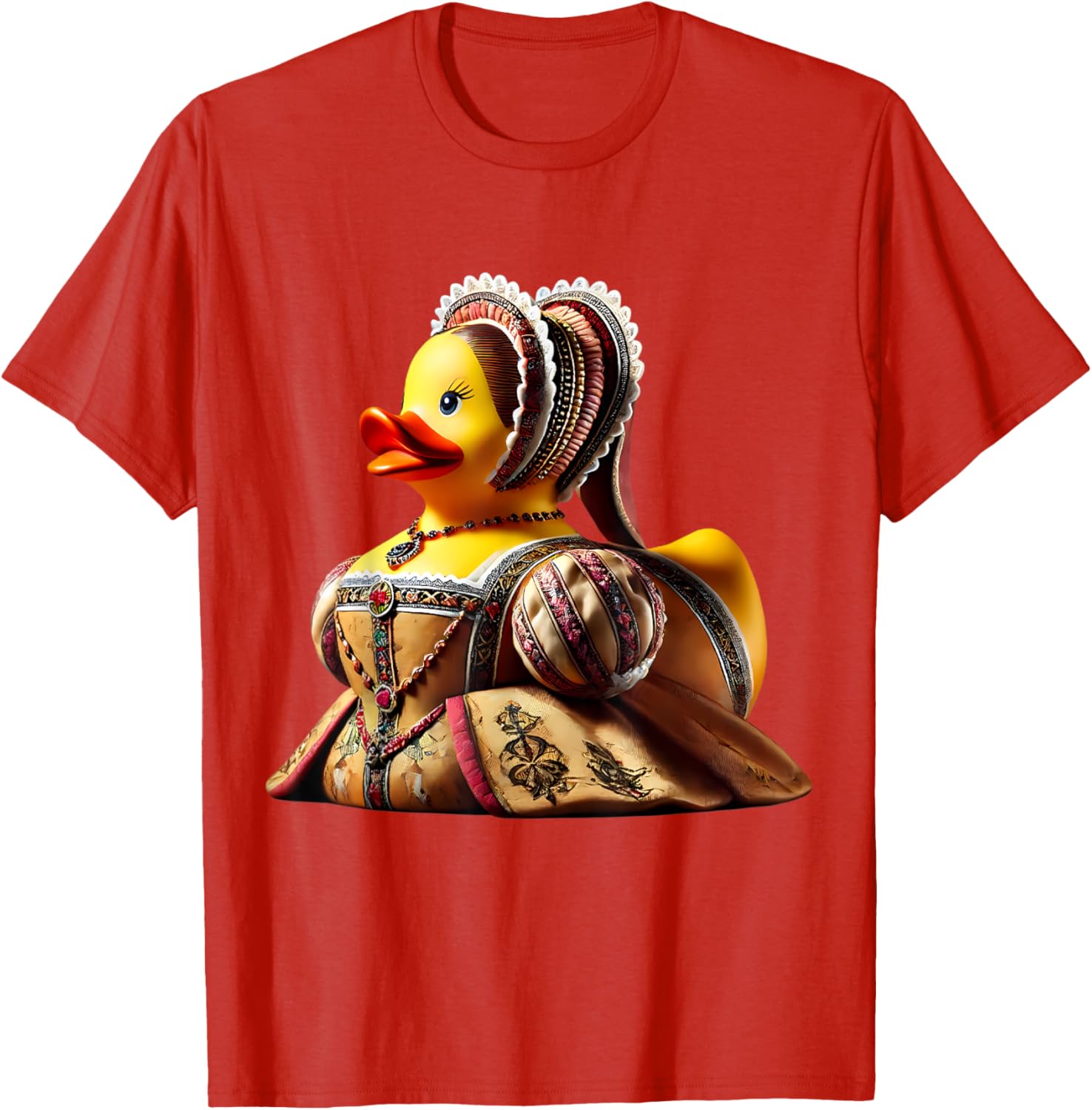 Rubber Duck Anne Boleyn T-Shirt Fun Historical Figure Apparel - 4