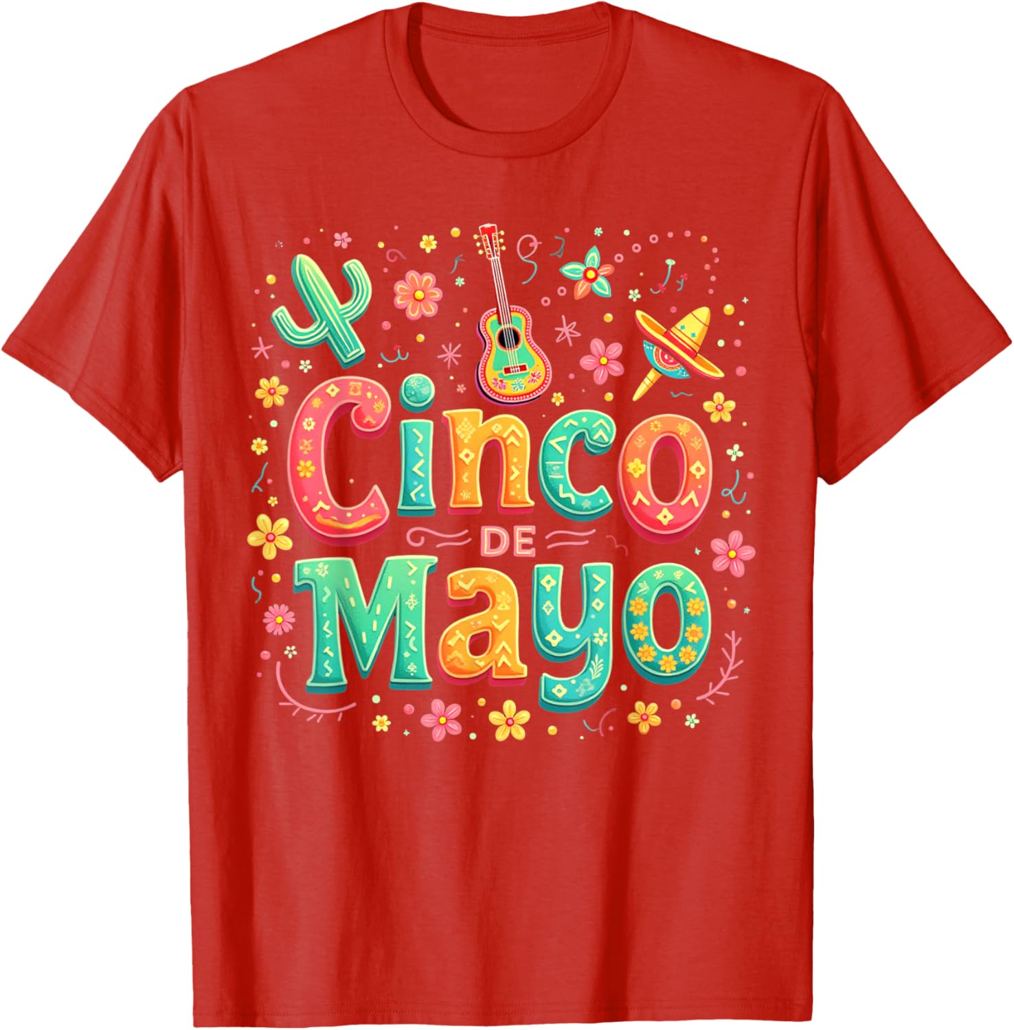 Cinco De Mayo Family Matching Let's Fiesta T-Shirt for Celebration Fun - 17