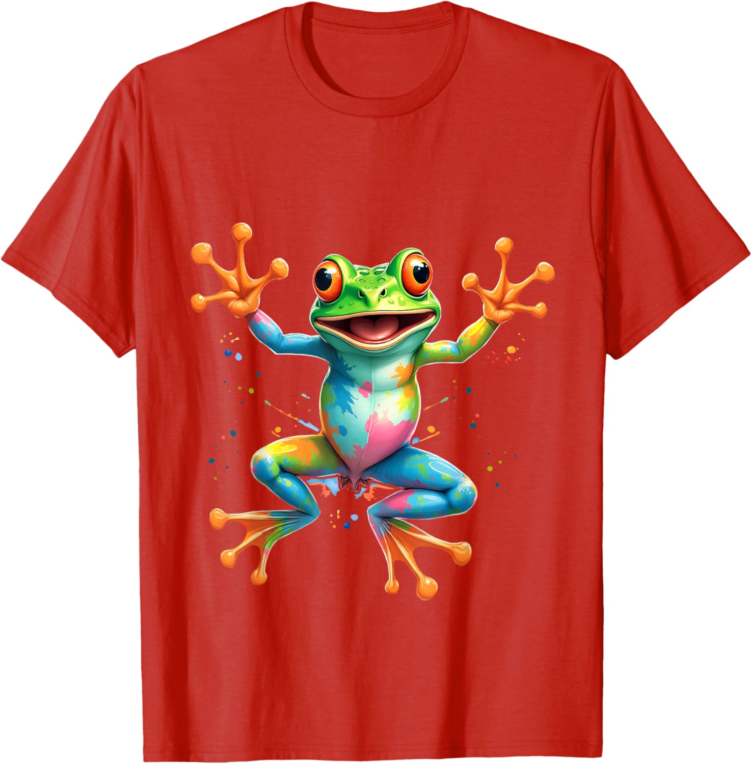 Cool Tie Dye Frog Peace Sign T-Shirt for Men, Women, and Kids - 15