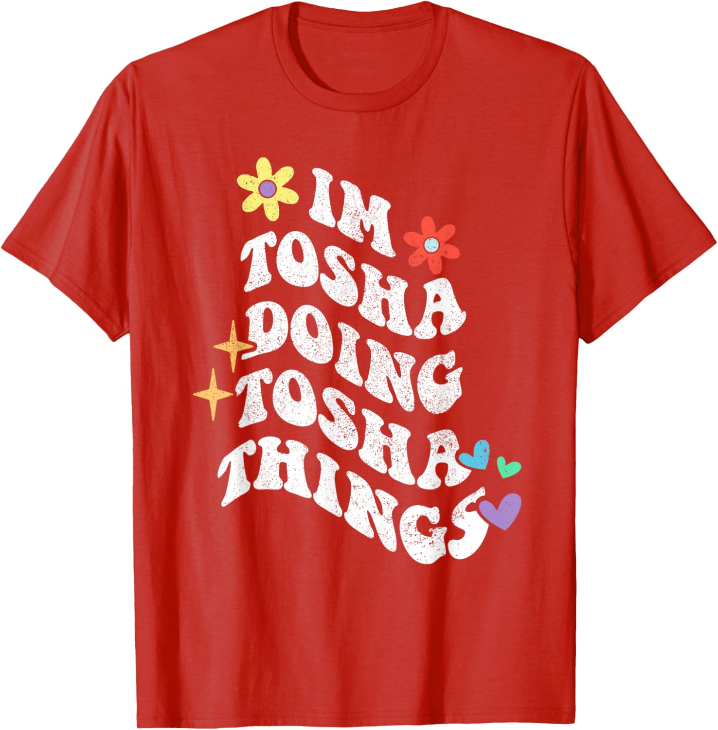 Retro Groovy T-Shirt for Moms Doing Tosha Things - Fun Mothers Day Gift - 13