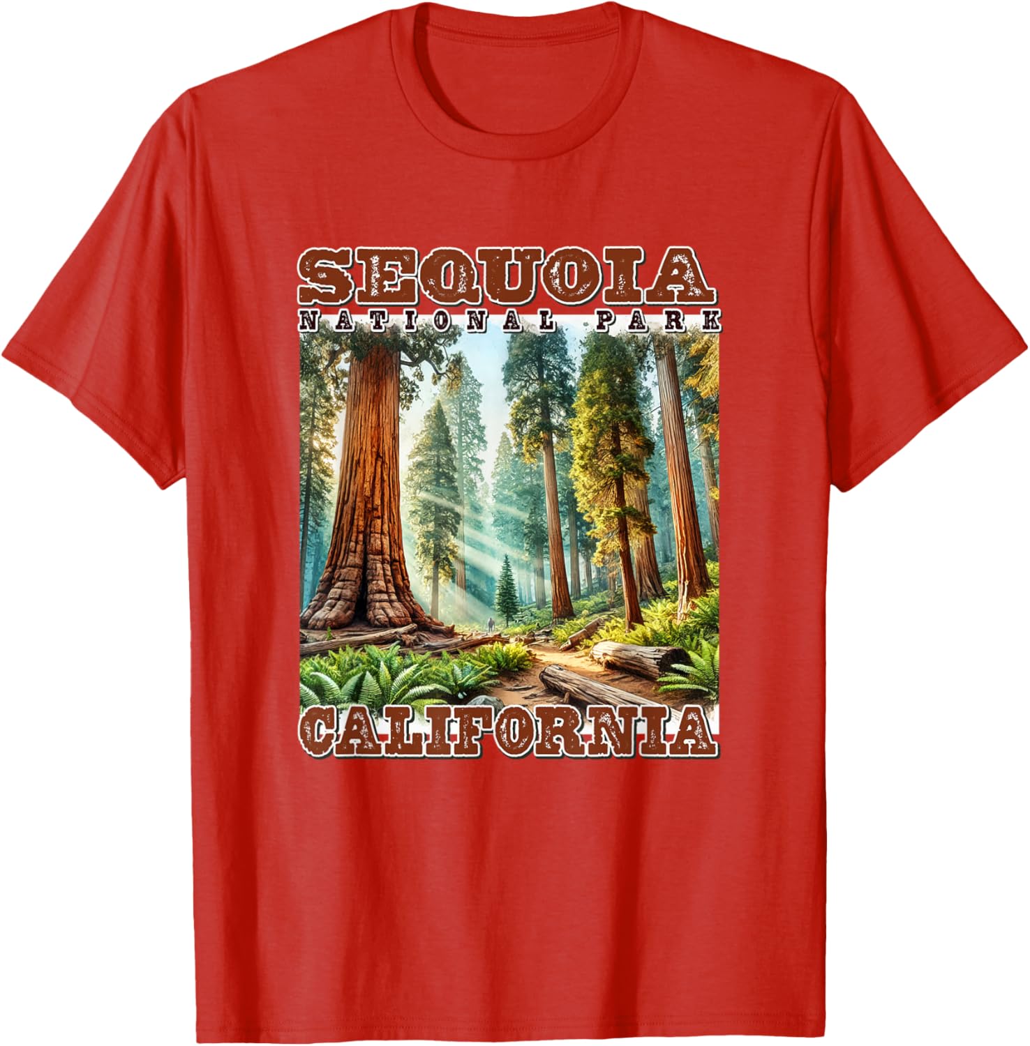Vintage Sequoia National Camping T-Shirt for Nature Lovers and Adventurers - 6
