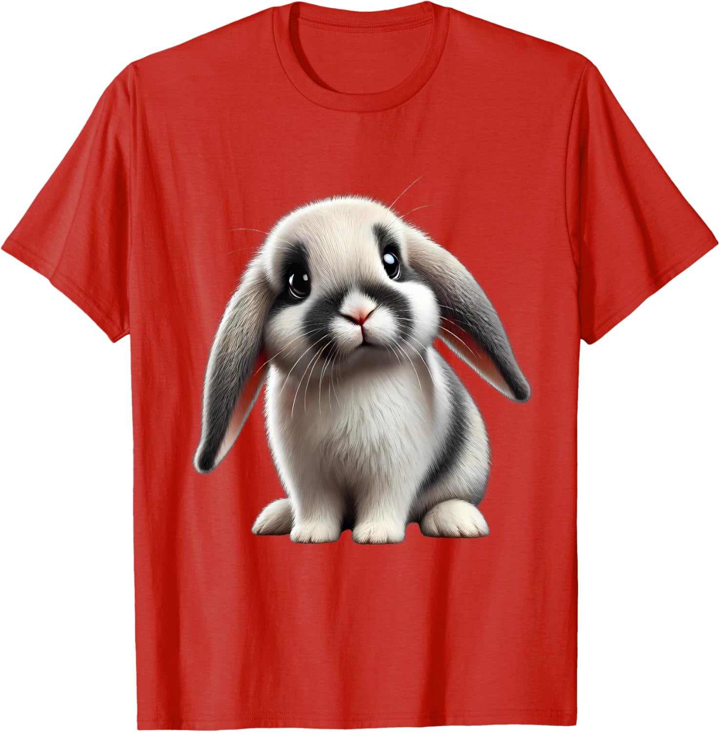 Cute Bunny T-Shirt for Kids and Women - Fun Rabbit Graphic Tee - 10