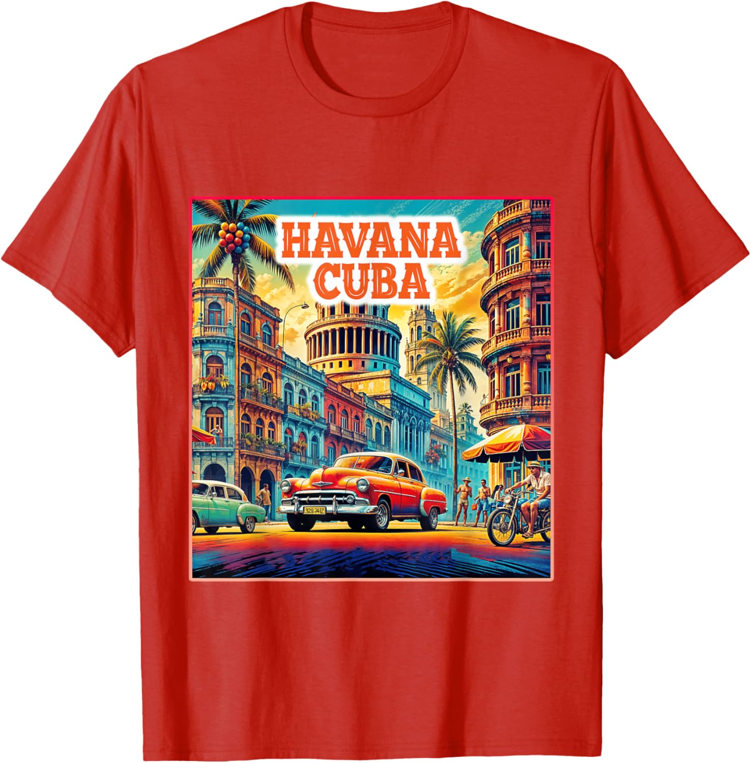 Vintage Havana Cuba Family Trip T-Shirt - Retro Tourist Tee for Fun Adventures - 13