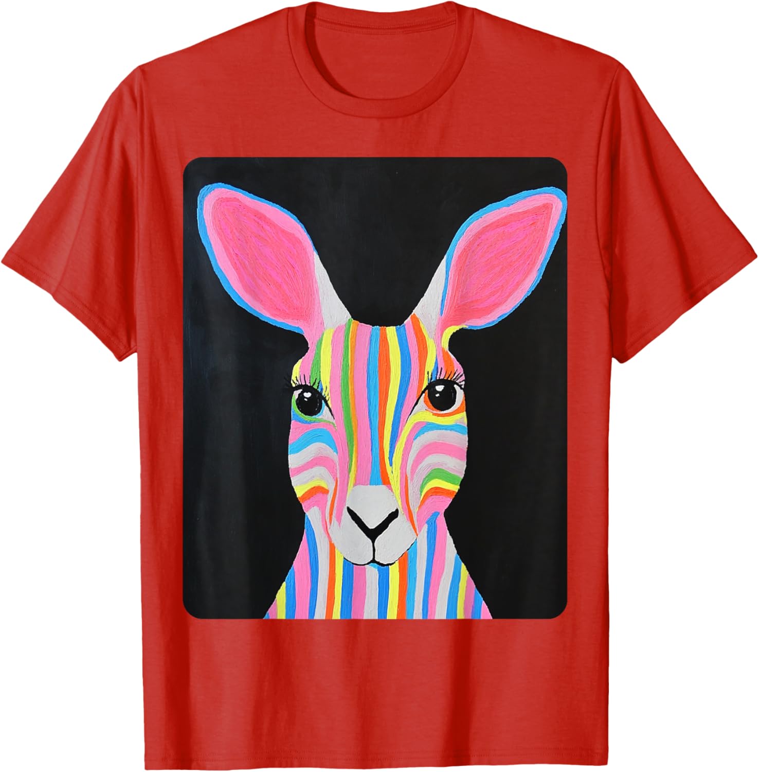 Vibrant Kangaroo Graphic T-Shirt for Style Lovers and Animal Fans - 27