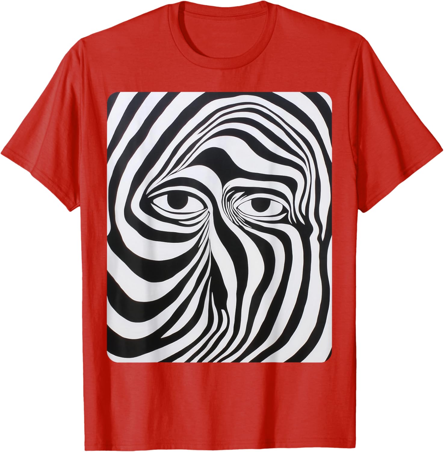 Stylish Eyes White and Black Designer T-Shirt for Trendy Fashion Lovers - 1