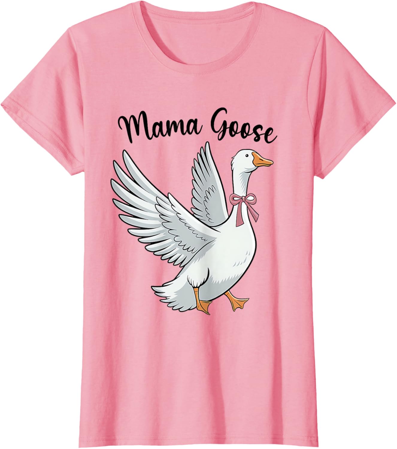 Funny Mama Goose T-Shirt for Moms - Silly Mothers Day Humor Gift - 4
