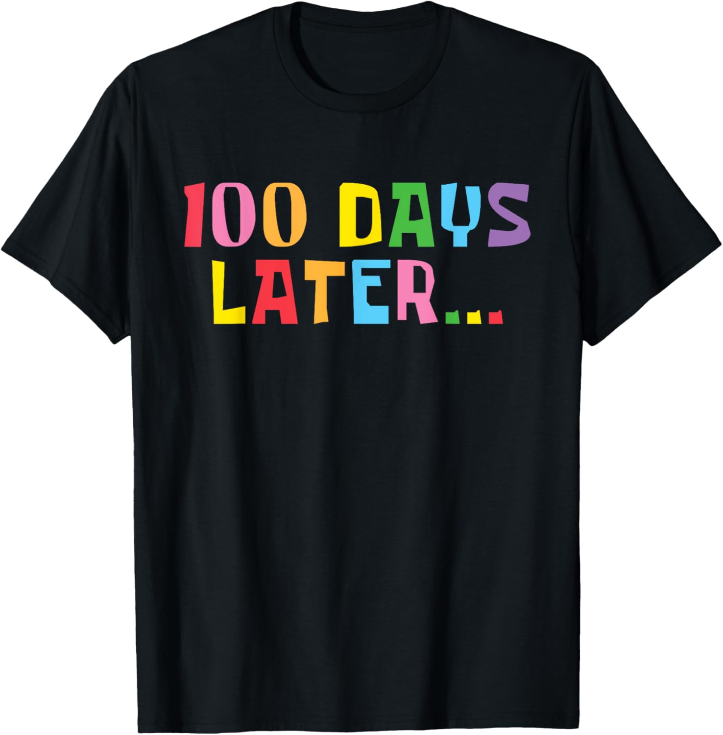 100 Days of School T-Shirt for Kids Boys and Girls Fun 100th Day Design - 7