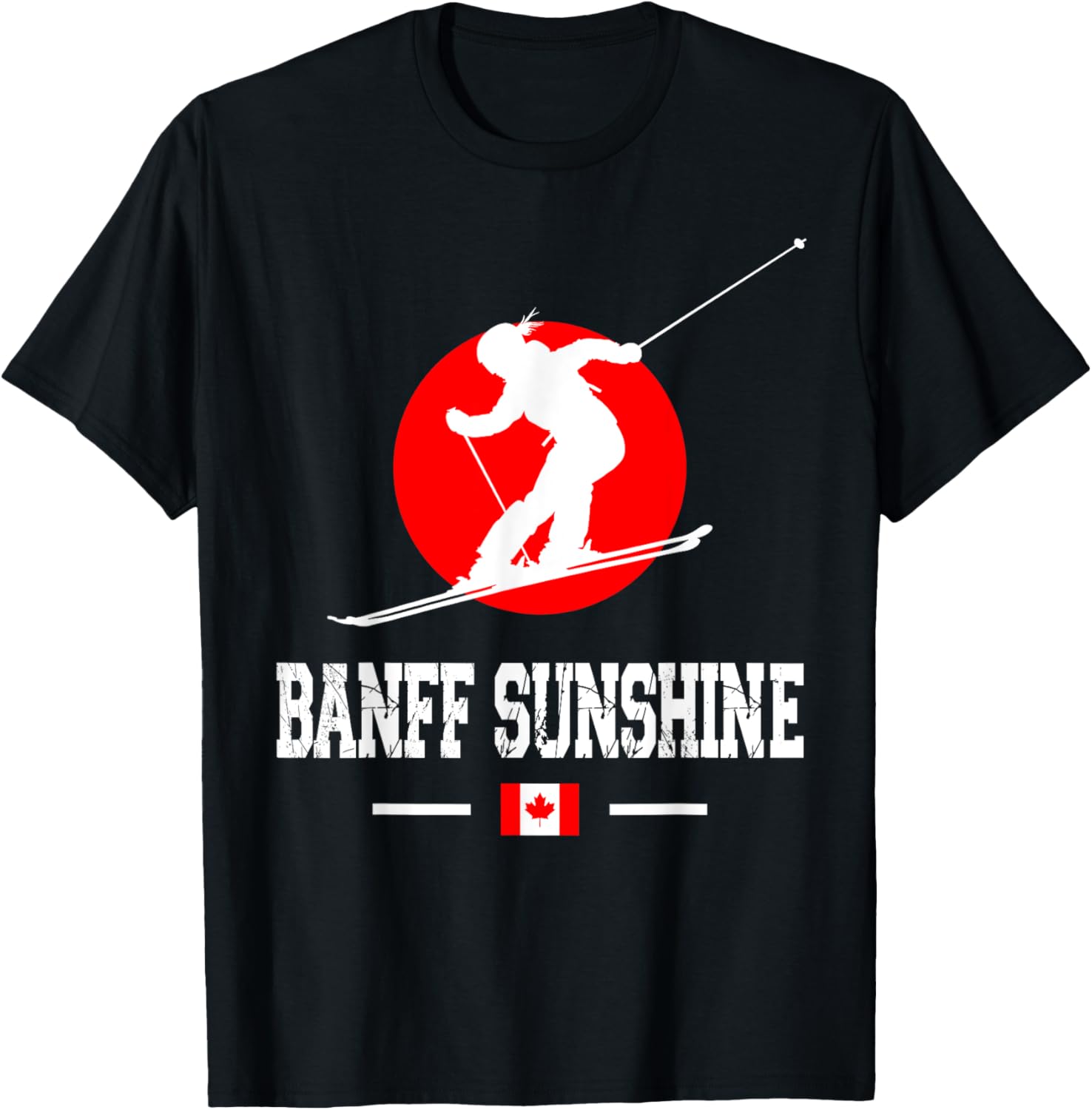 Banff Sunshine Ski Resort T-Shirt for Rocky Mountains Skiing Lovers - 7