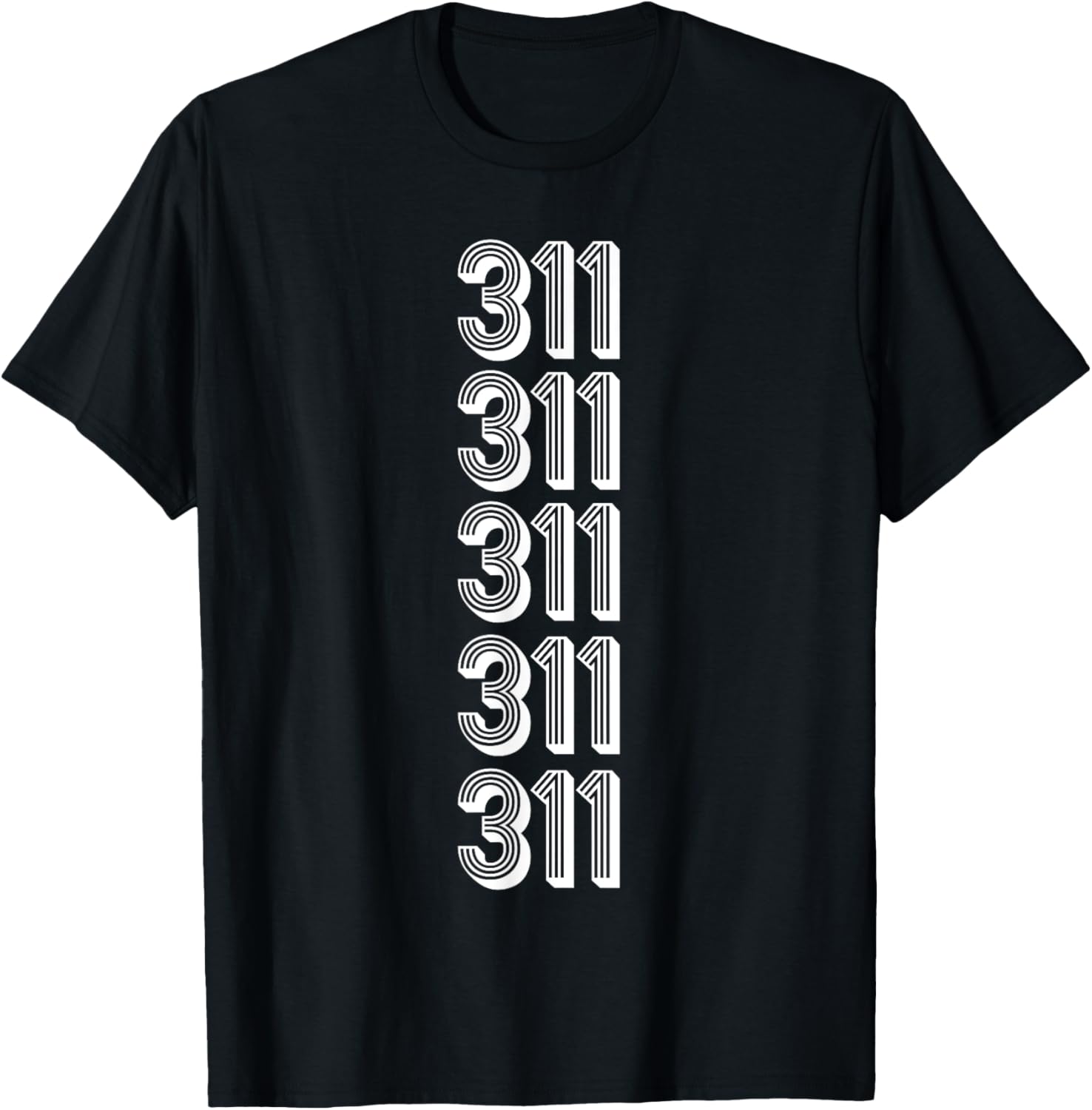 311 Area Code Chicago T-Shirt for Trendy City Lovers and Travelers - 16