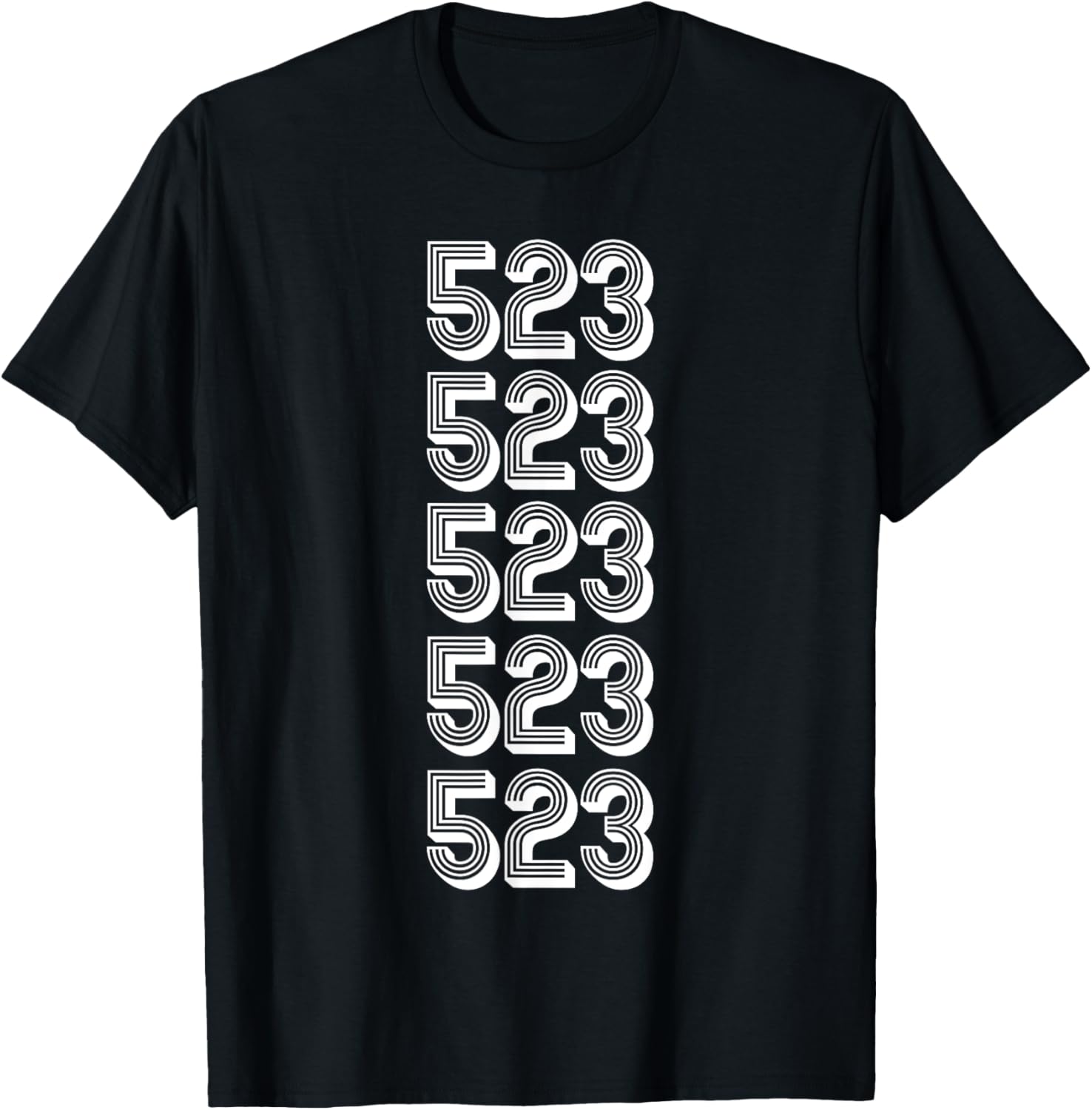 523 Area Code Non Geographic Services T-Shirt - Fun and Stylish Apparel - 2
