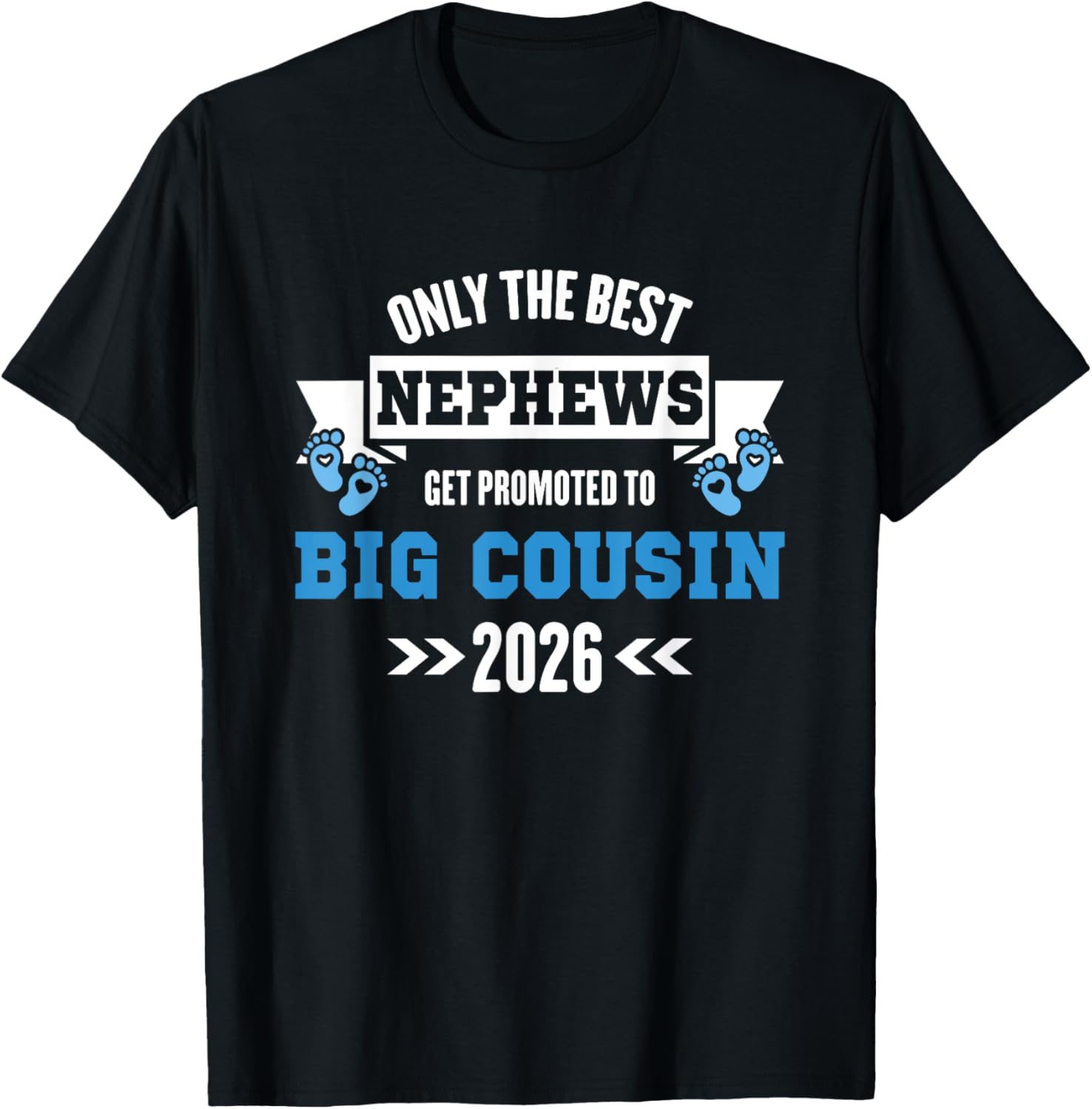 Best Nephew Big Cousin T-Shirt Est 2026 Perfect Gift for Family - 16