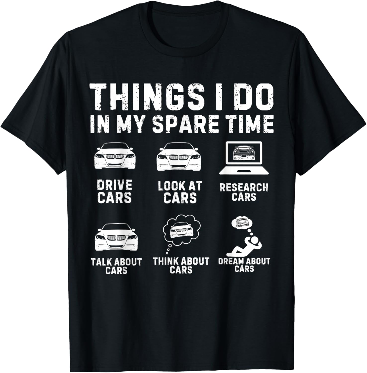 Car Enthusiast Men's T-Shirt for Spare Time Fun and Style - 13