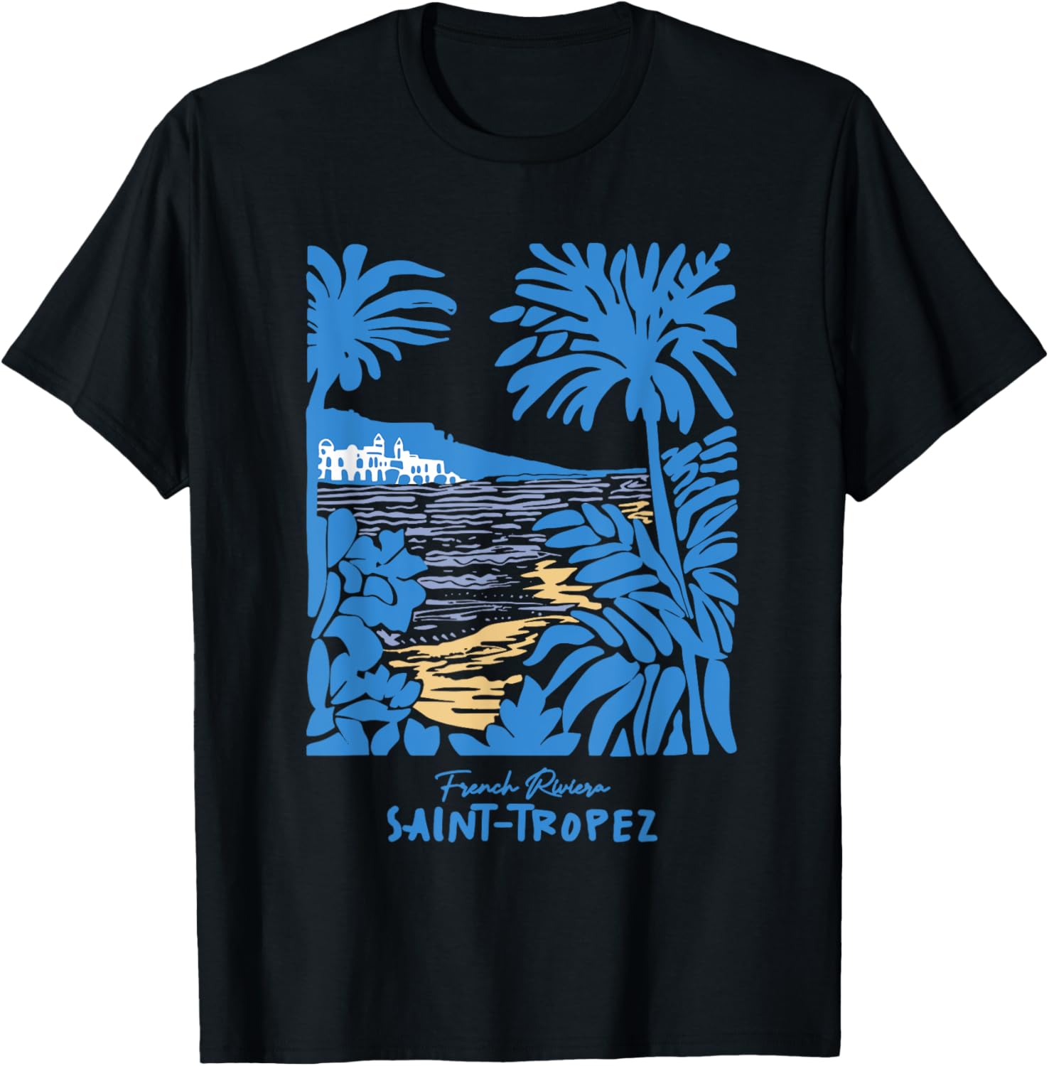 Saint Tropez French Riviera Vacation T-Shirt for Trendy Style Lovers - 16