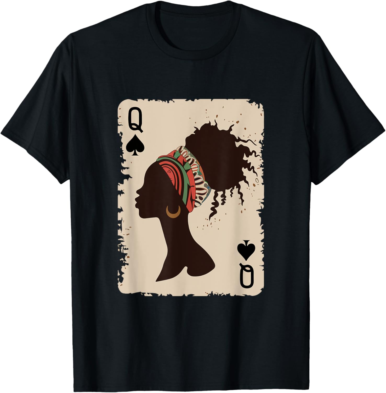 Black Queen Afro T-Shirt Proud Melanin Design for African American Women - 20