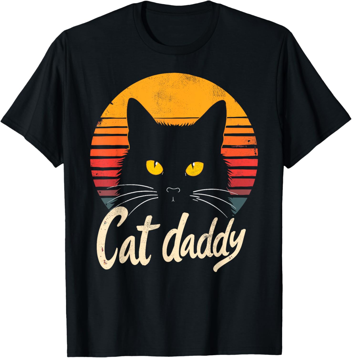 Retro Cat Daddy T-Shirt for Men, Women, and Kids - Vintage Cat Sunglasses Tee - 15