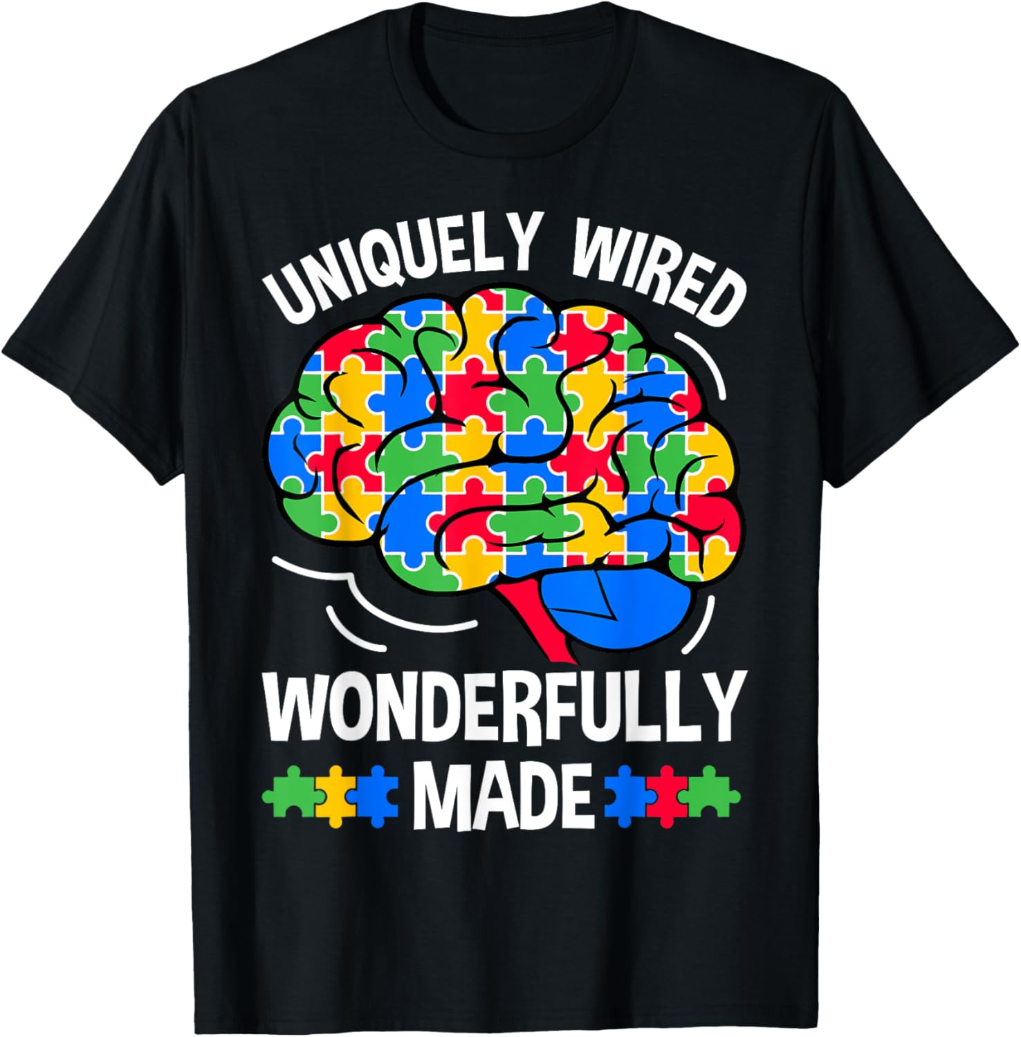 Uniquely Wired Wonderfully Made Autism Awareness T-Shirt for Kids - 13