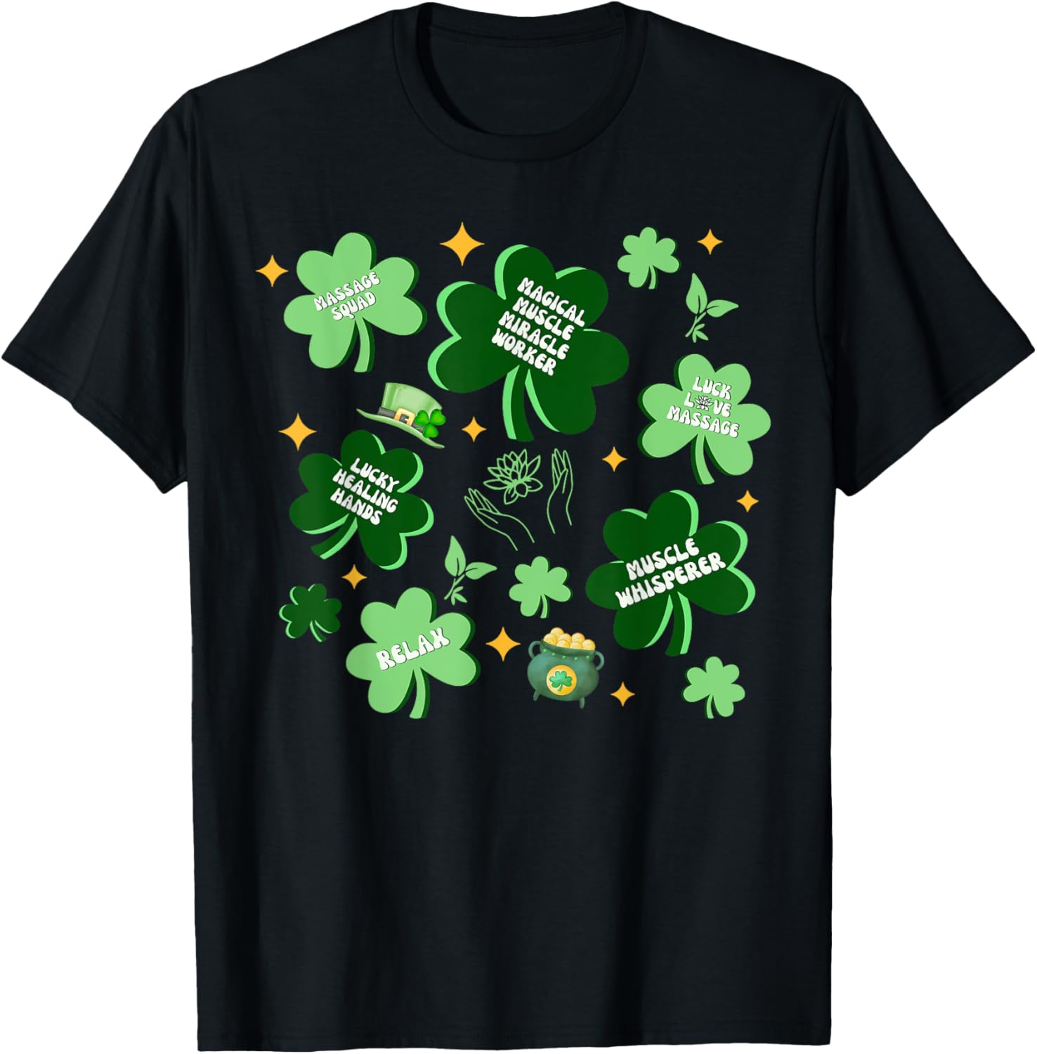 St Patricks Day Massage Therapist Graduation T-Shirt for LMTs - 18