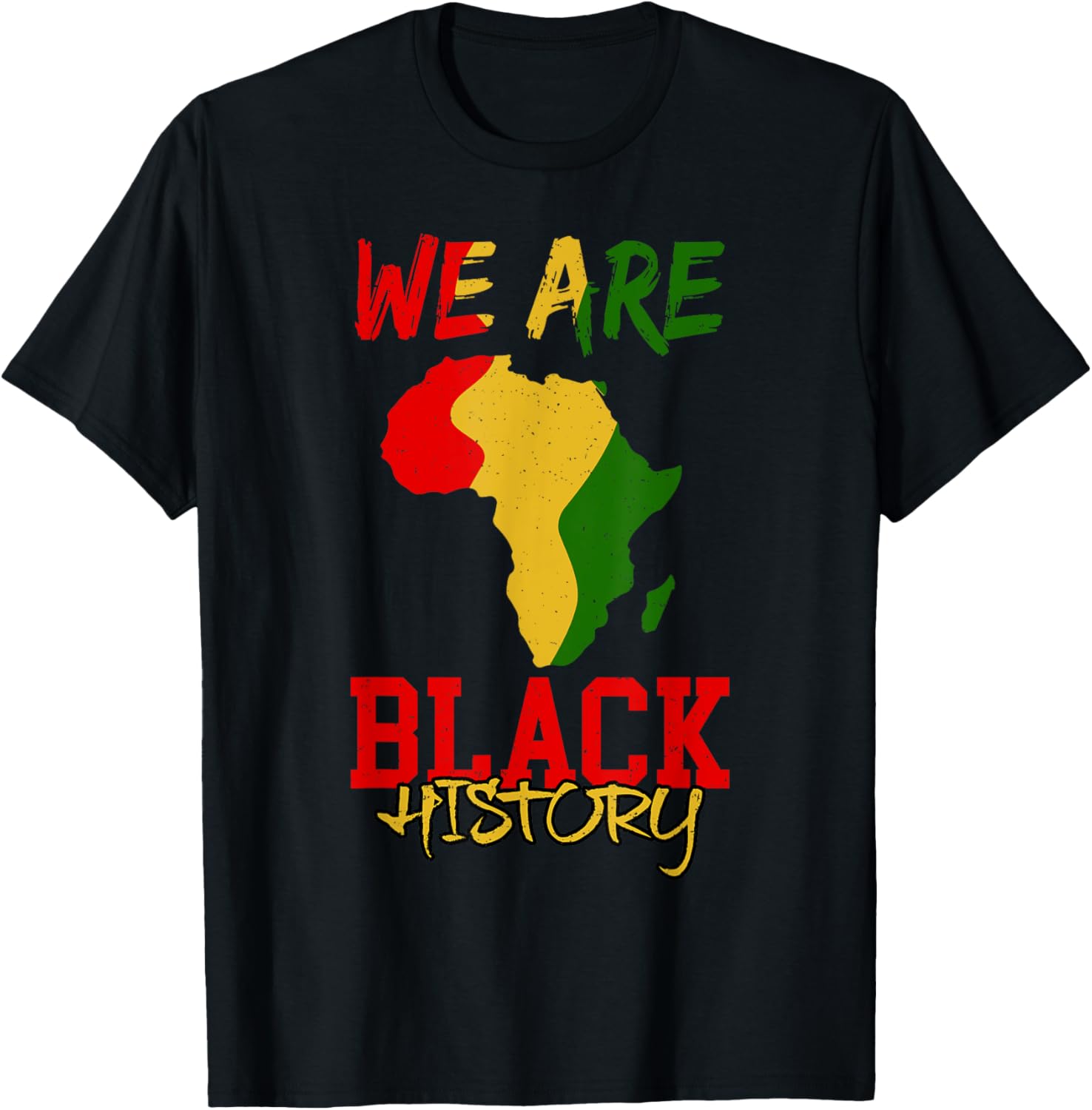 Celebrate Black History Month with African American Map T-Shirt - 4