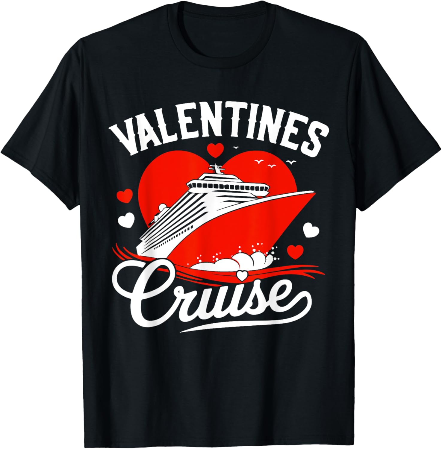 Valentine's Day Cruise Matching Couple T-Shirts for Sweet Vacation Fun - 19