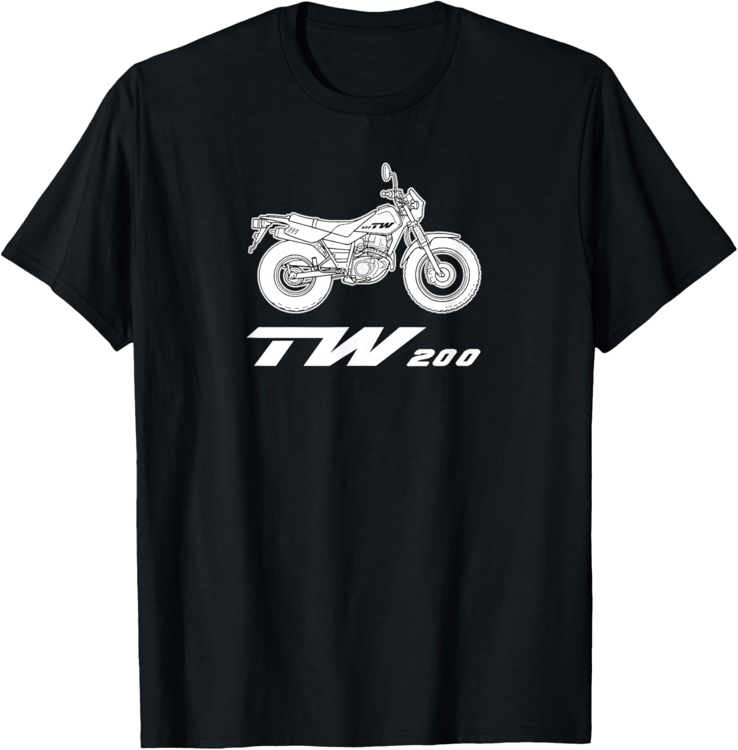 TW200 Dual Sport Dirt Bike T-Shirt for Motorcycle Enthusiasts - 15