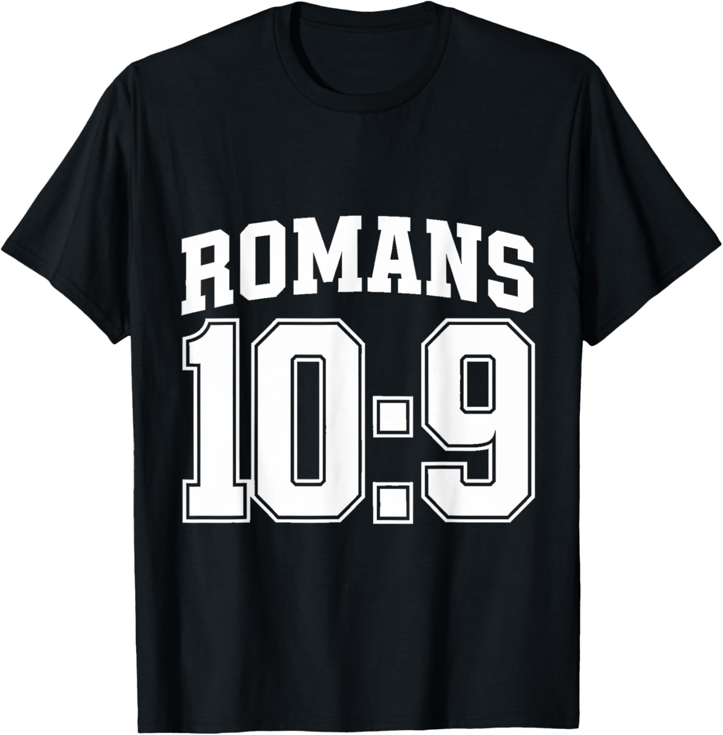 Romans 10:9 Christian Sports Jersey Motivational T-Shirt for All Fans - 4