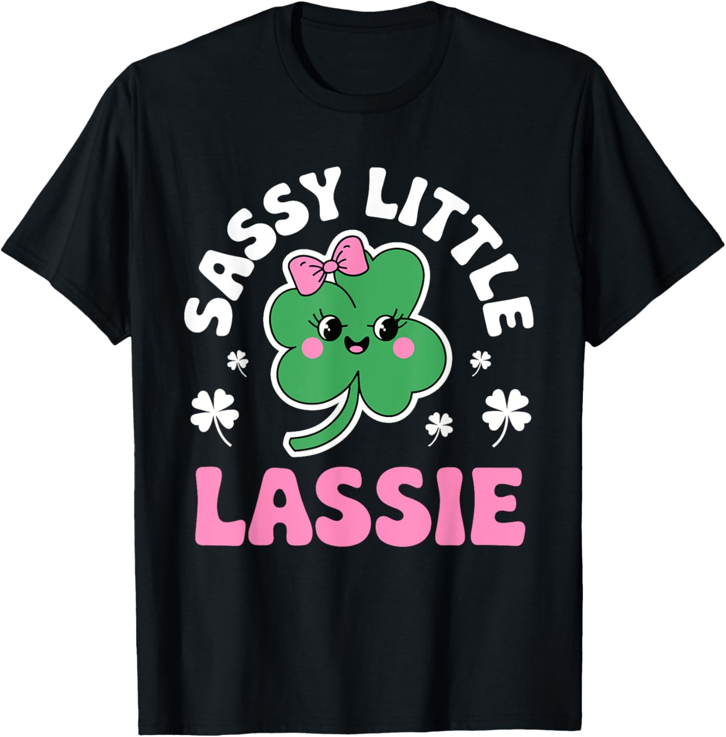 Sassy Little Lassy Girls St Patricks Day T-Shirt Irish Outfit - 10