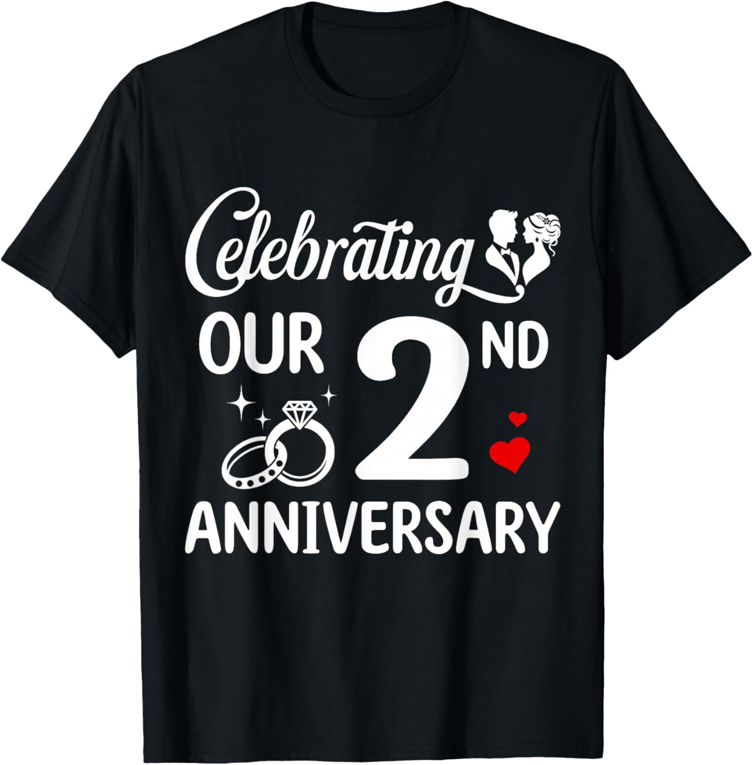 Celebrate Your 2nd Wedding Anniversary with Our Fun Marriage T-Shirt - 10